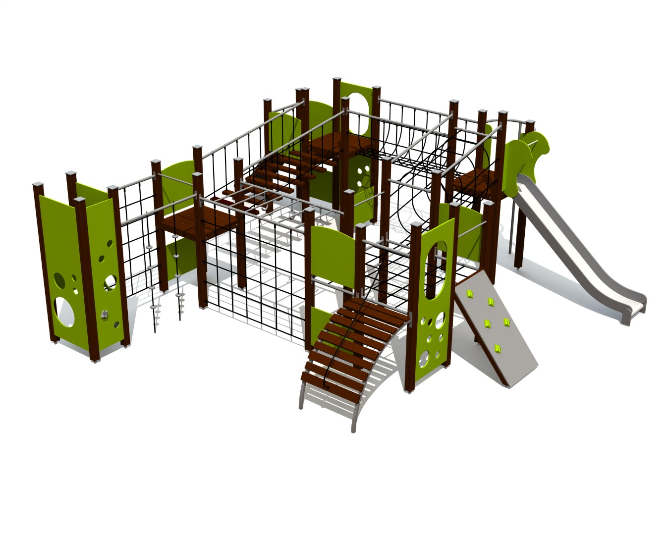 Speeltoestel GORILLA met glijbaan