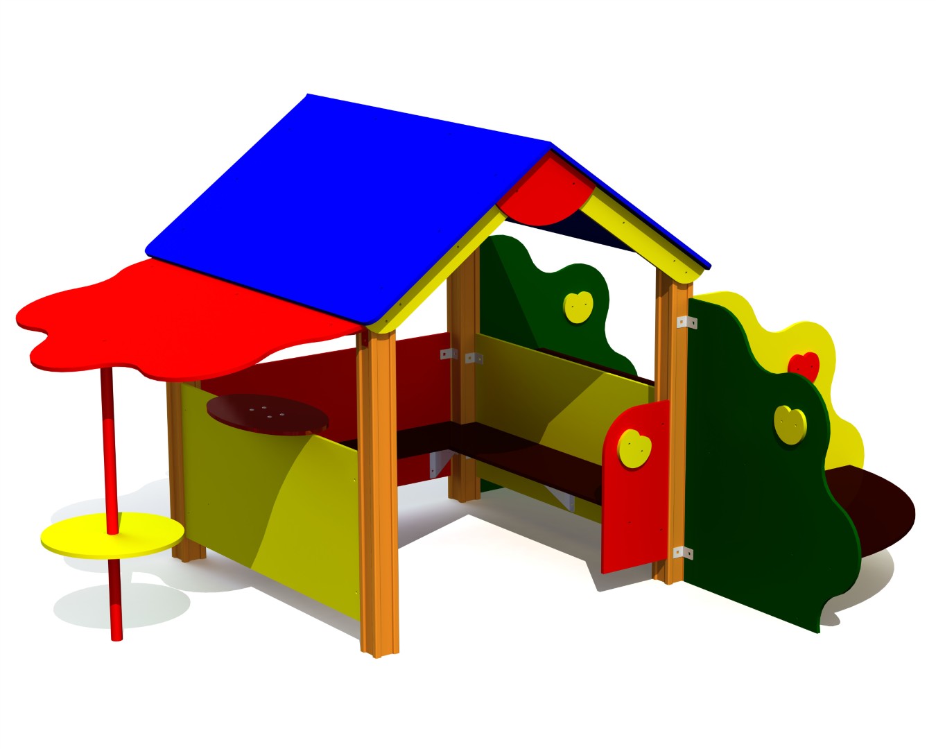 Speelhuisje APPEL met STRUIKEN