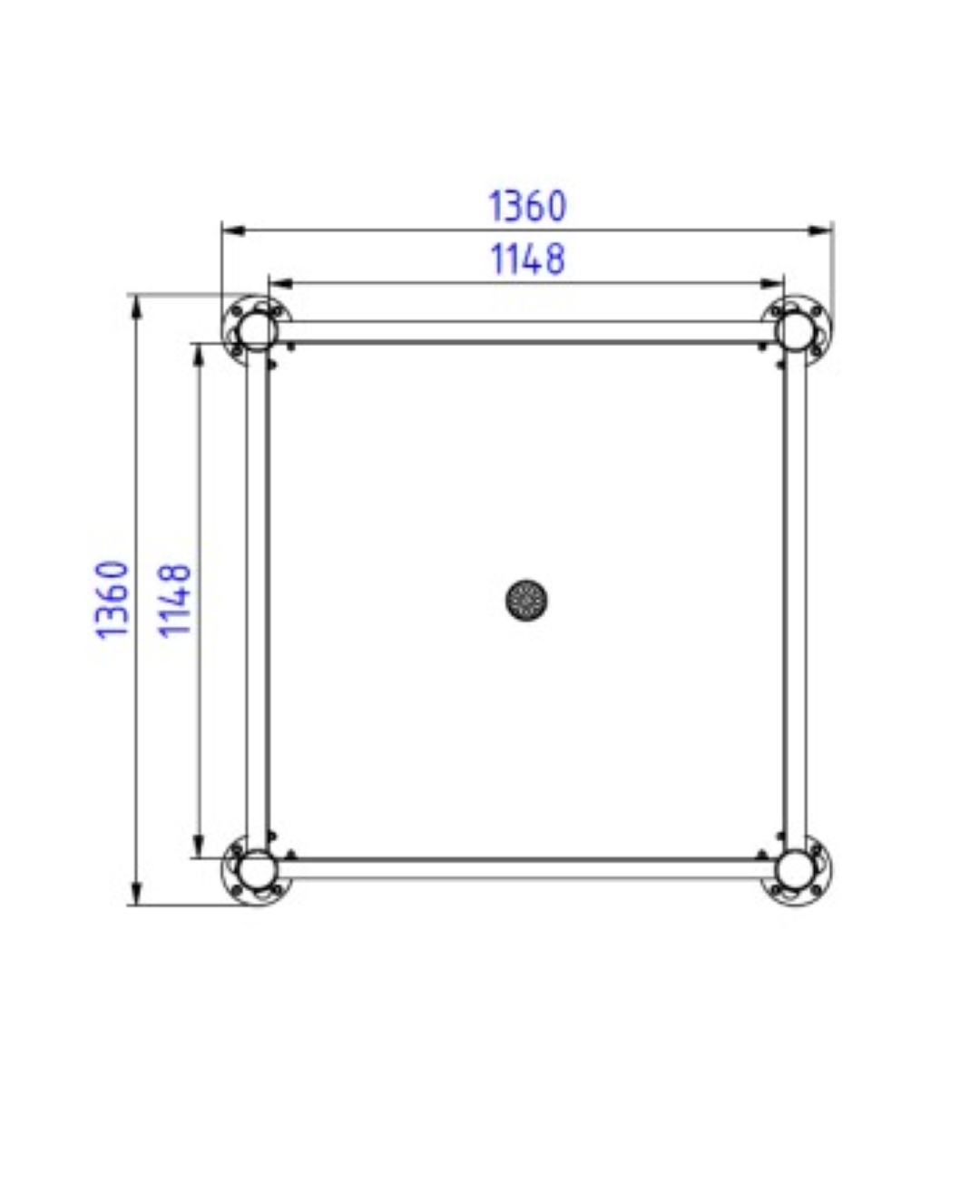 Verhoogde inclusieve zandbak