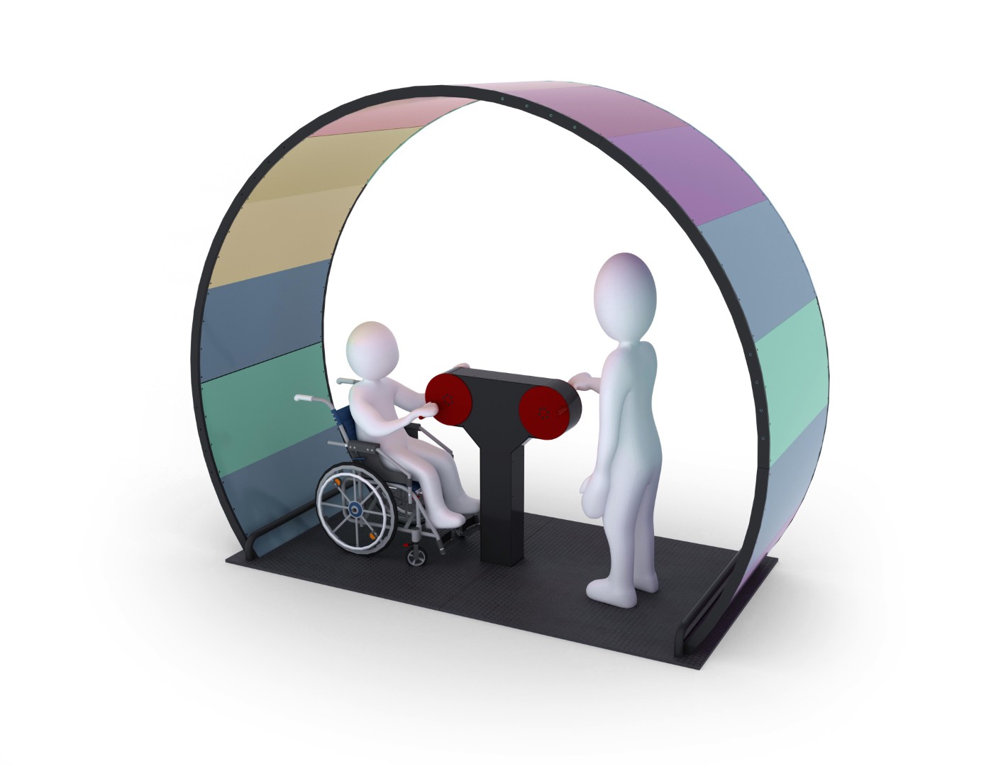 Inclusief draaiwiel (voor mindervalide kinderen)