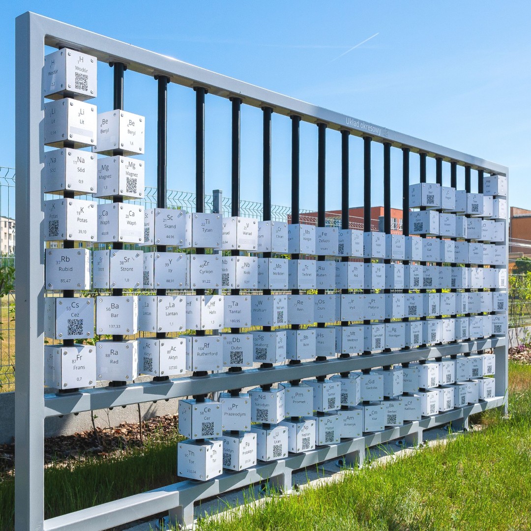 Periodiek systeem buitenopstelling