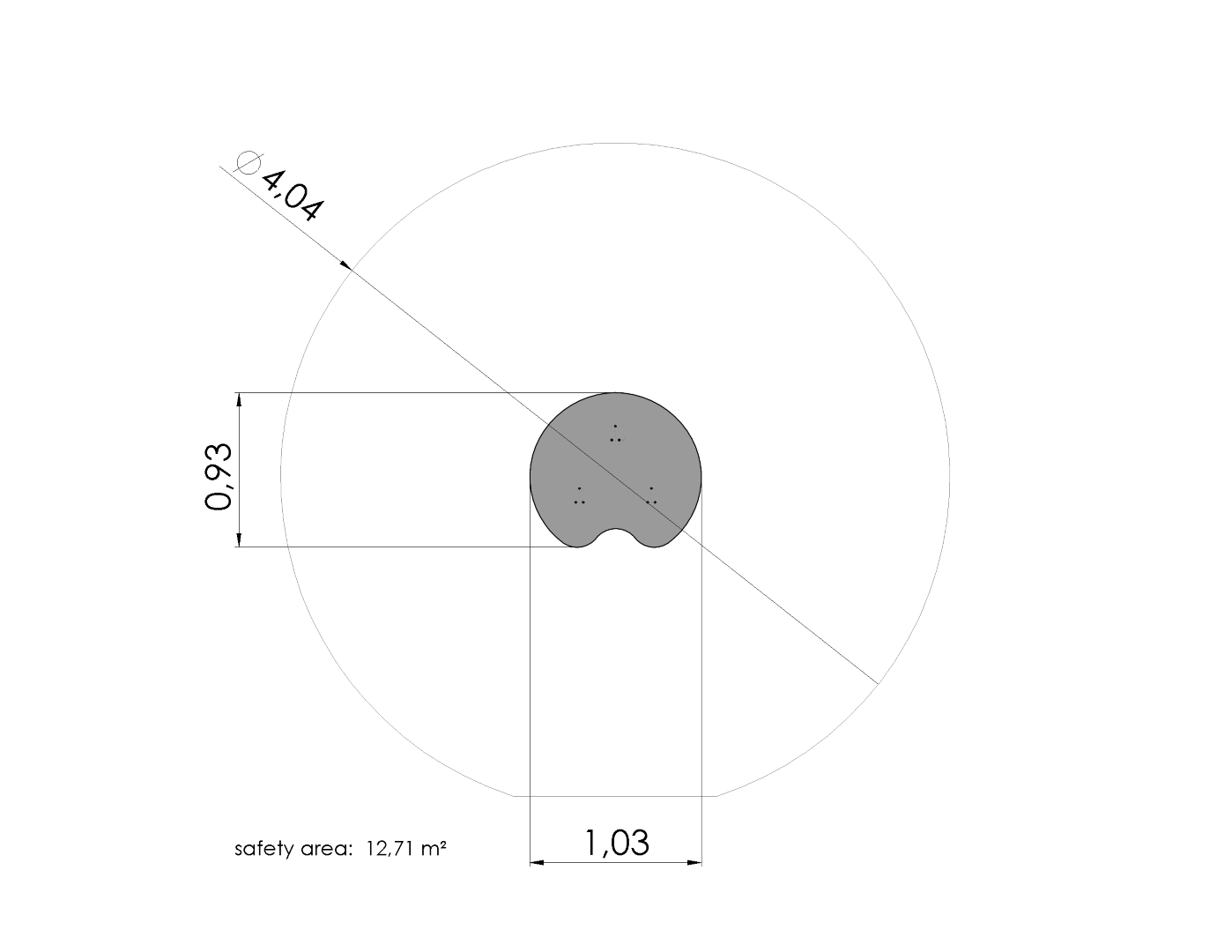 Evenwichtsstand op veren WATERLELIE