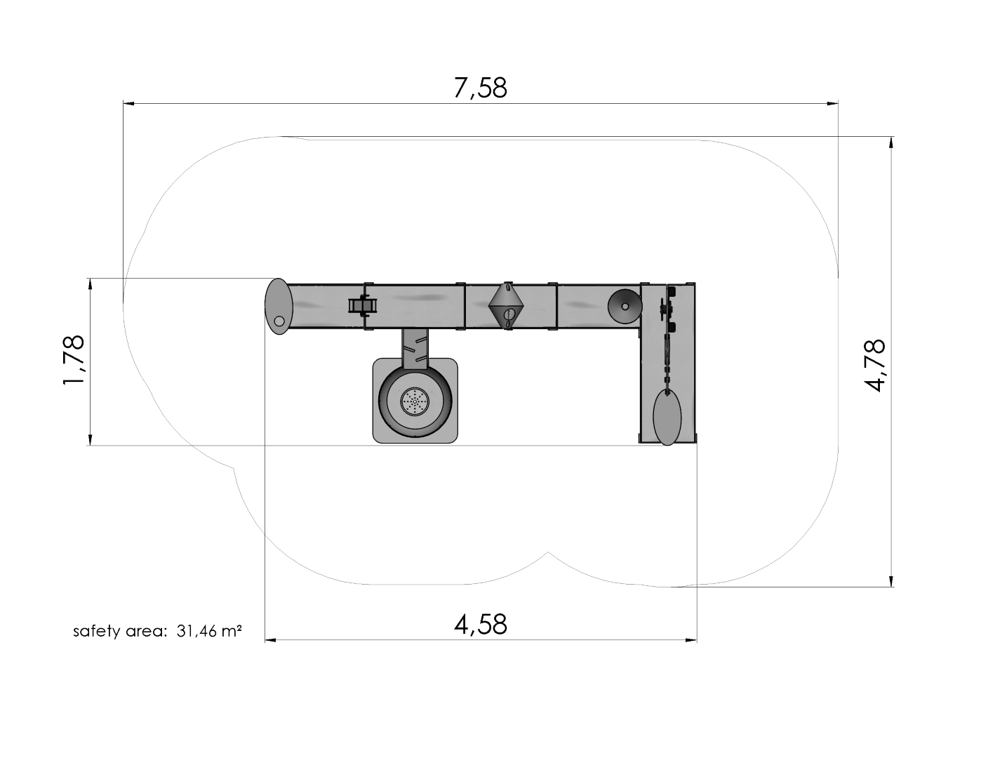 Multifunctionele zandbakken met spelmodules