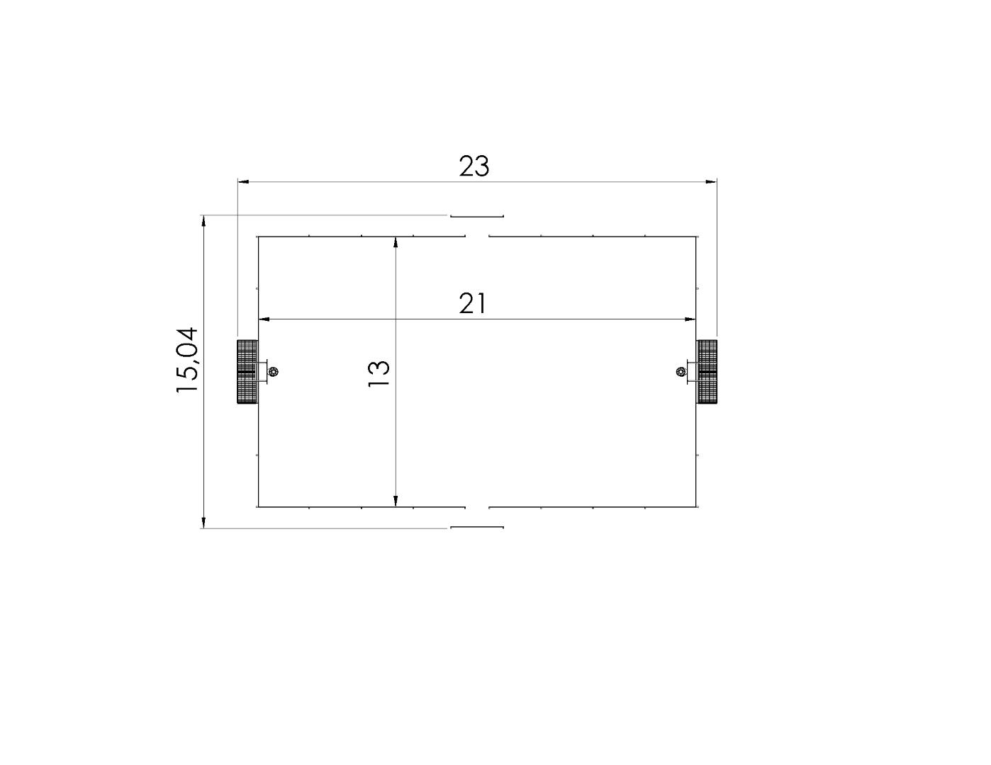 Multiarena metaal 13×21 m