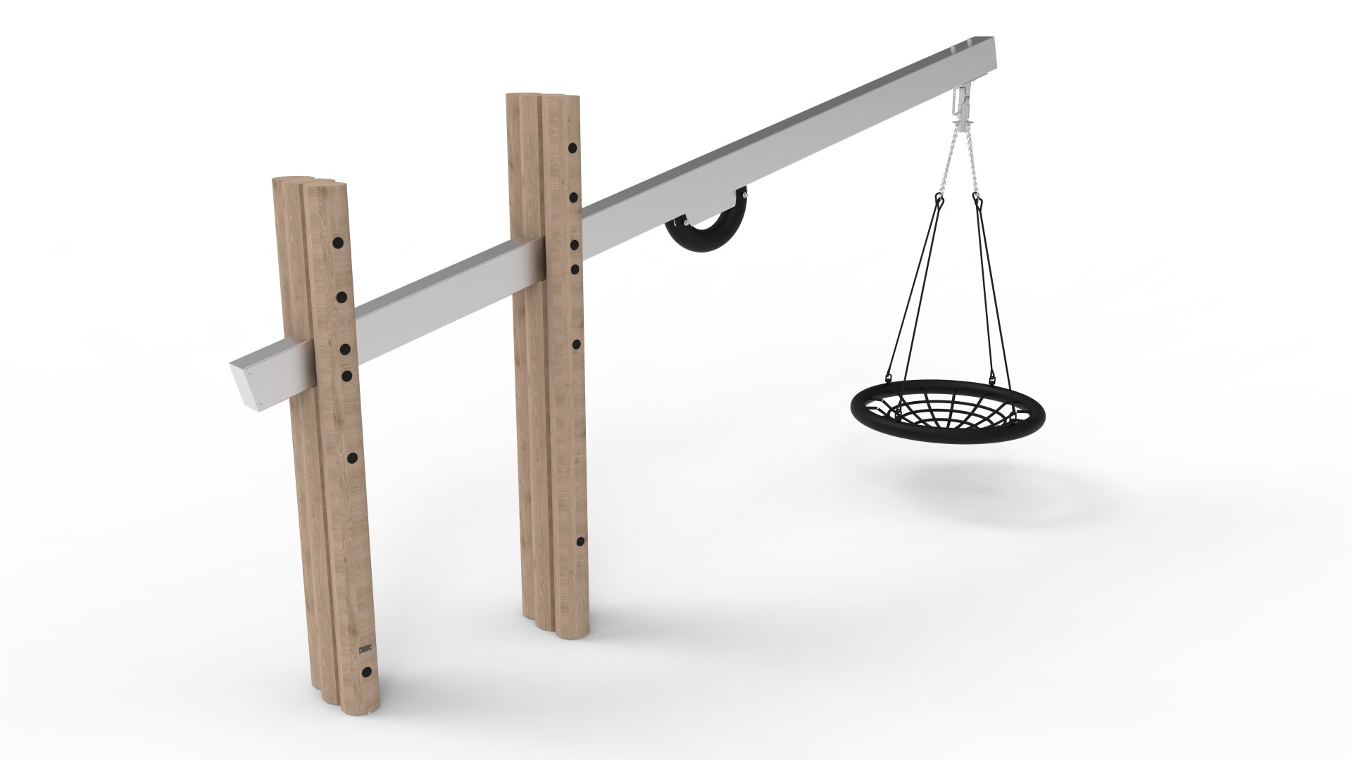 Robinia GIRAFFE met VOGELNEST-zitje