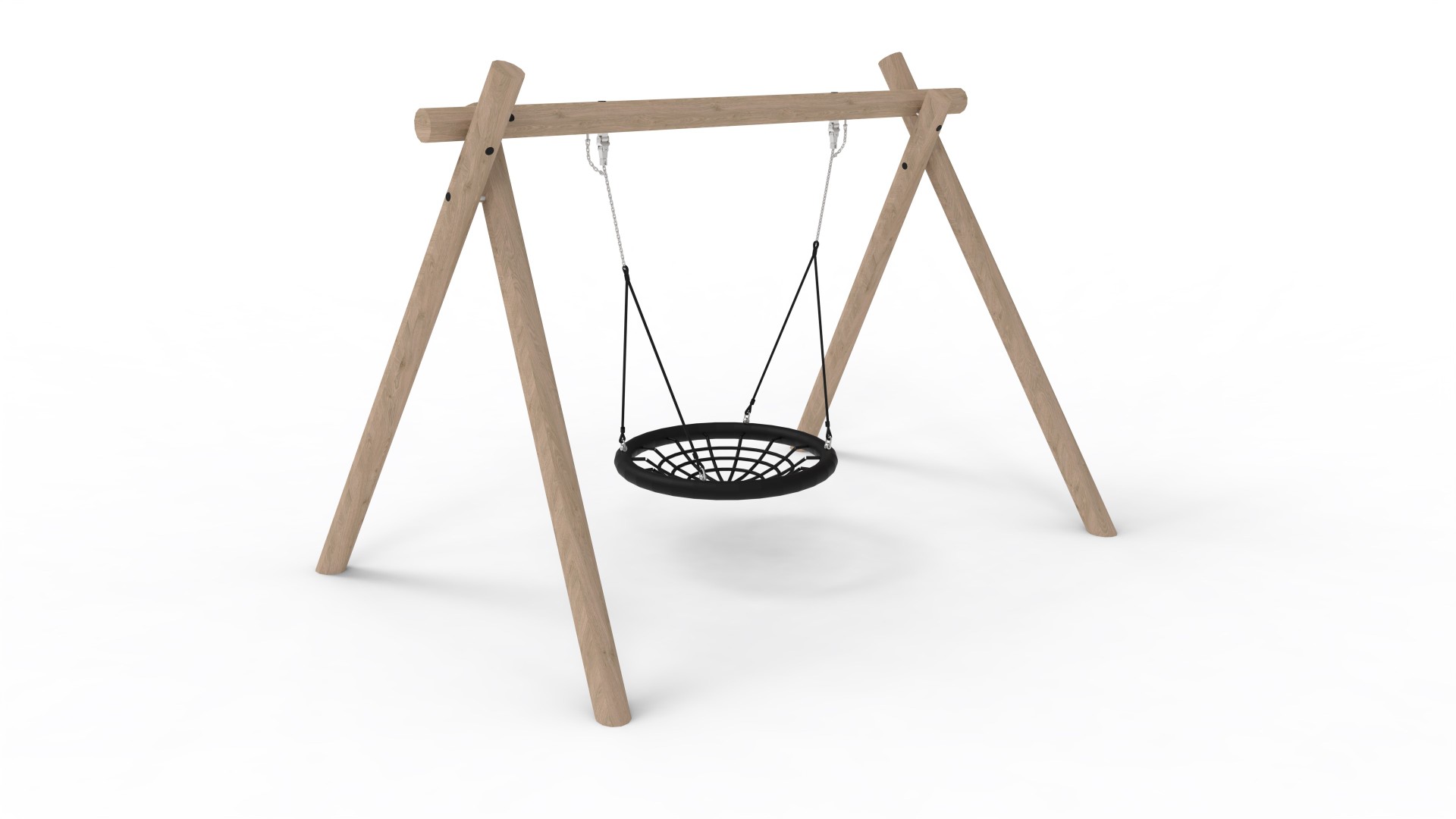 Schommel met vogelnest