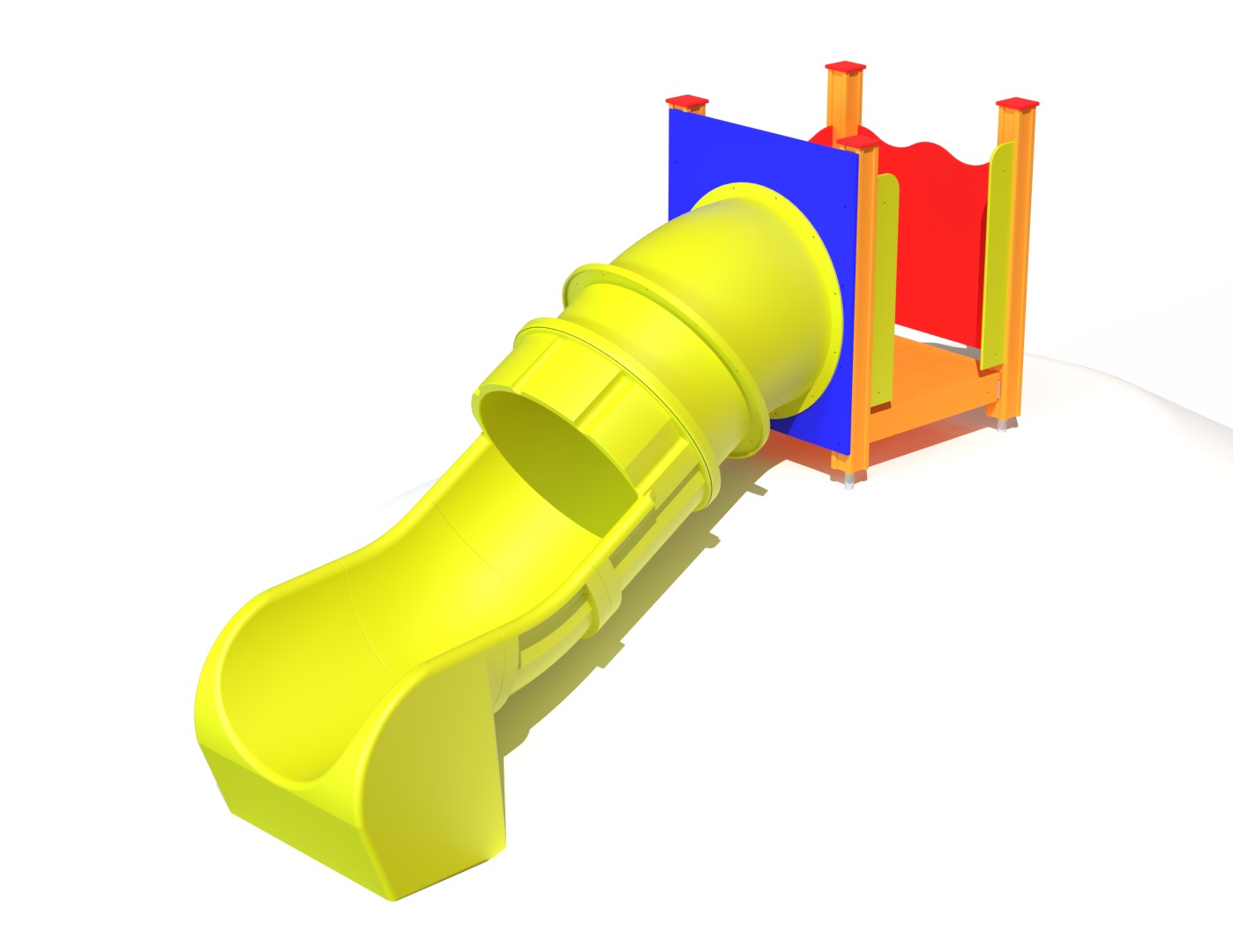 Tunnel met platform h=1,15 m