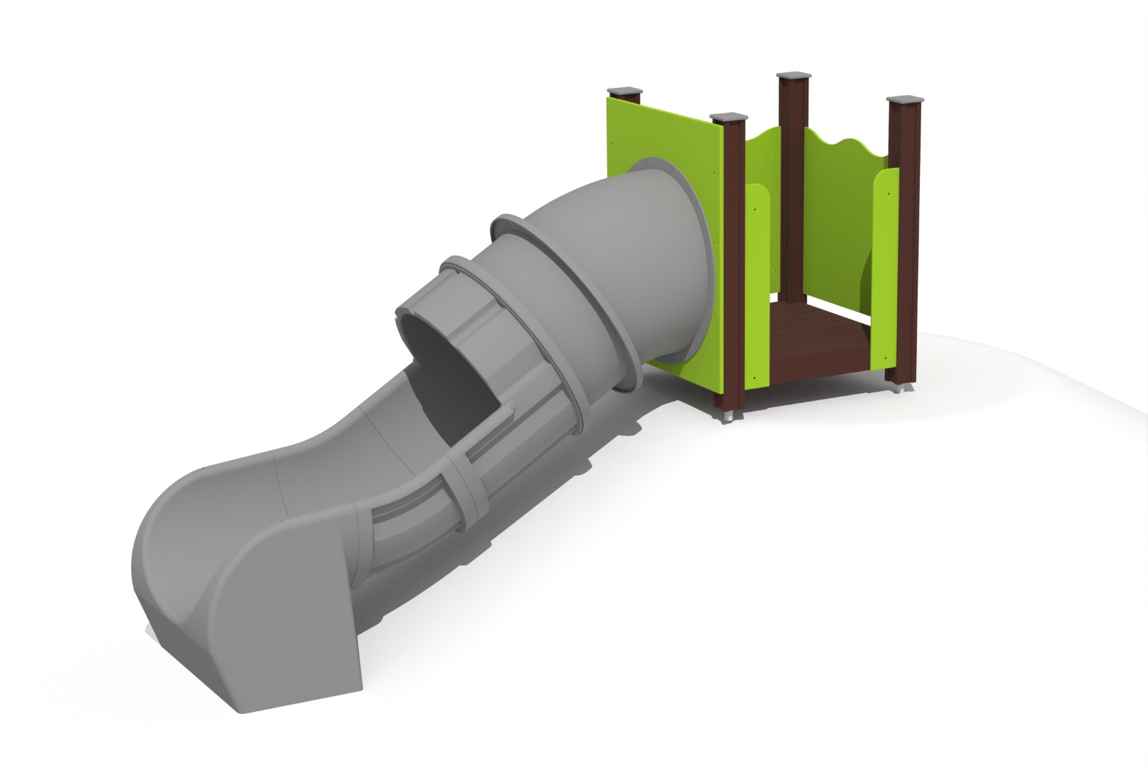 Tunnel met platform h=1,15 m