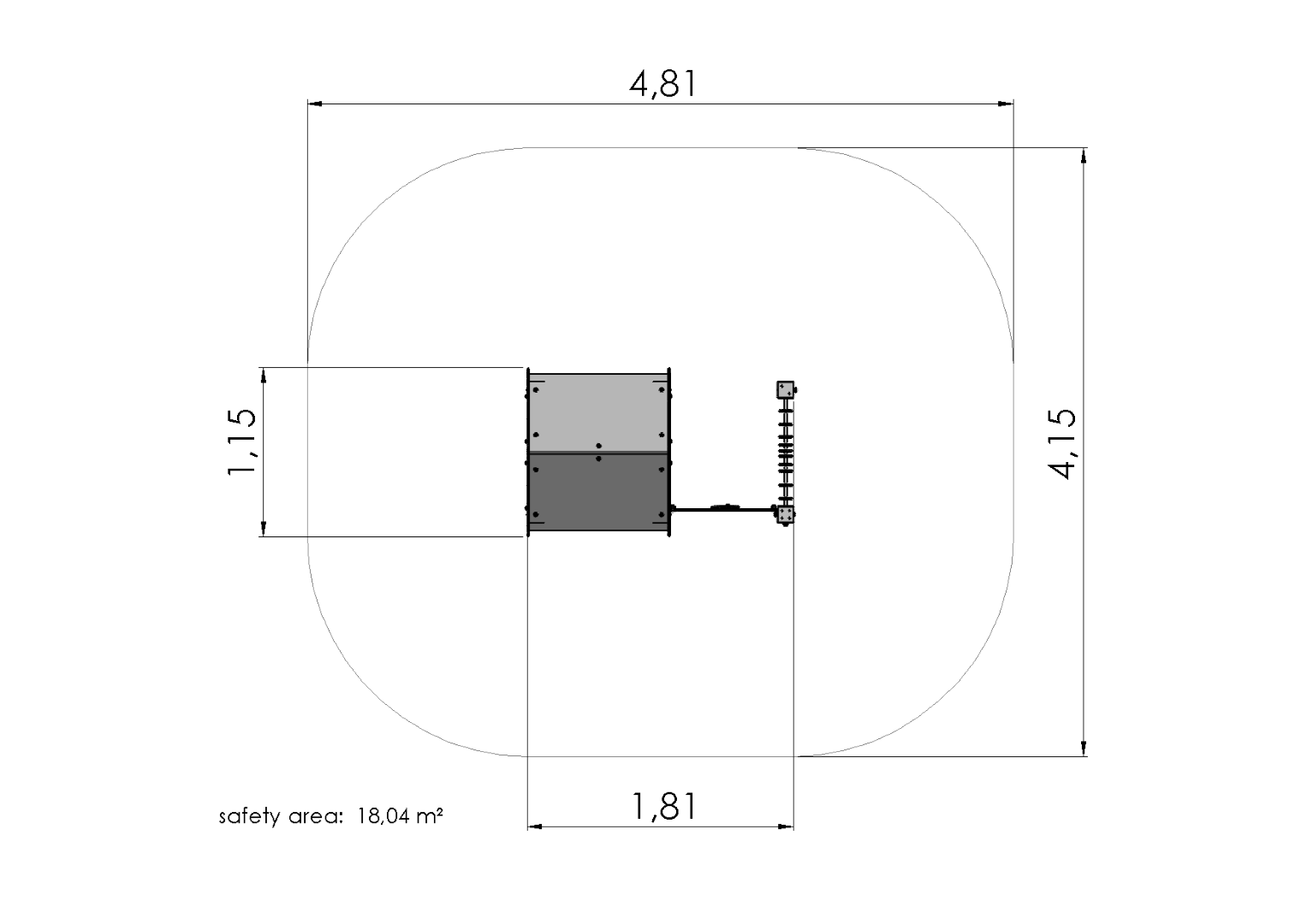 Speelhuisje KIOSK met activiteitenwanden