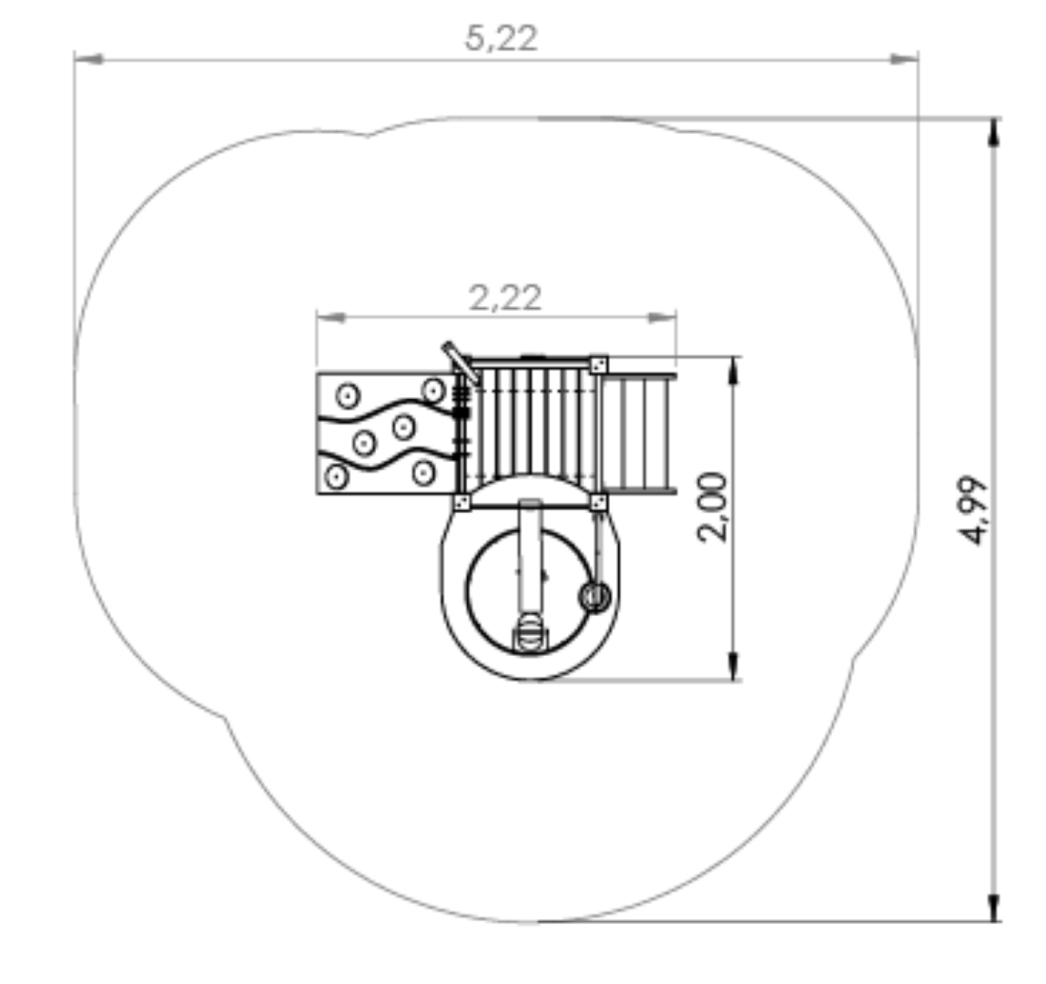 Zandspelcomplex met platform