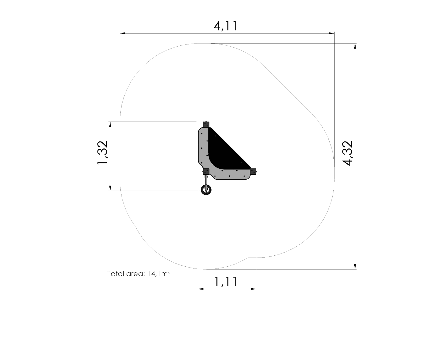 Zandbakspel met platform
