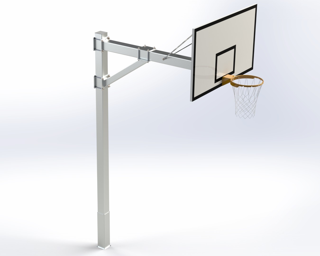 Basketbalconstructie voor volwassenen