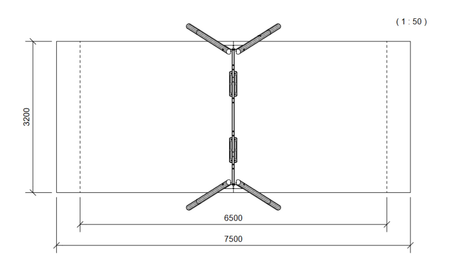 Robinia schommel met twee zitjes