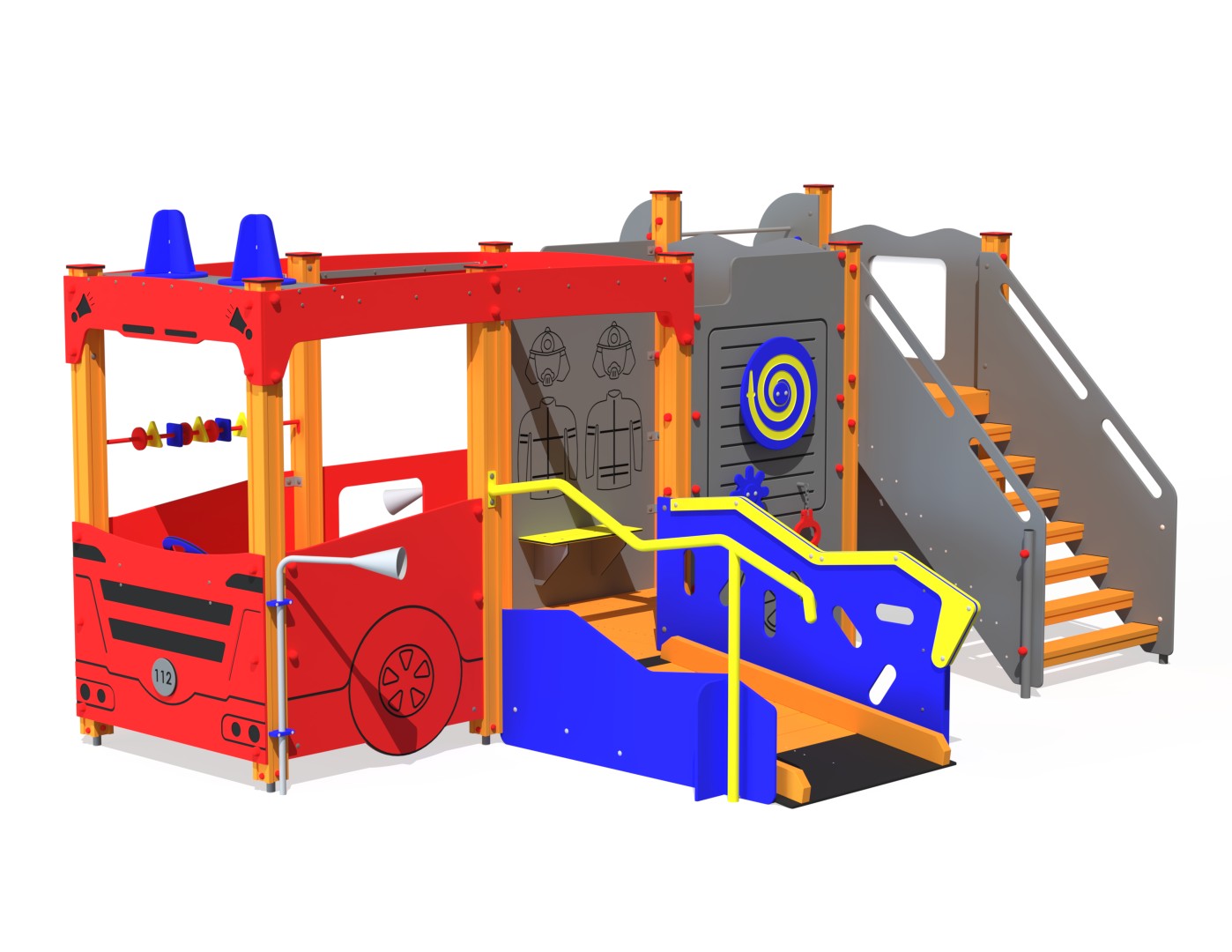 Brandweerwagen groot (speeltoestel)