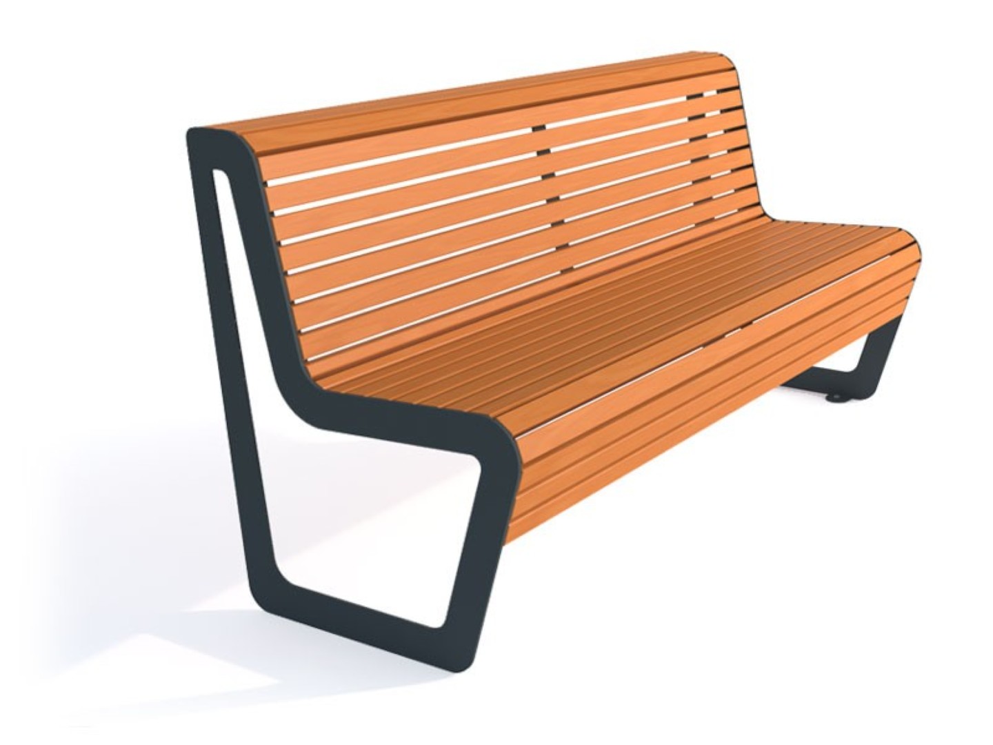 Parkbank KOIDU met rugleuning