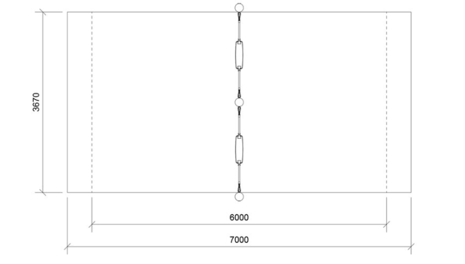 Robinia schommel met 2 gordelzitjes