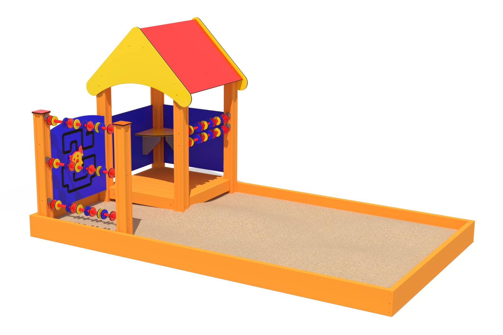 Speelhuisje KIOSK 3 (met zandbak)