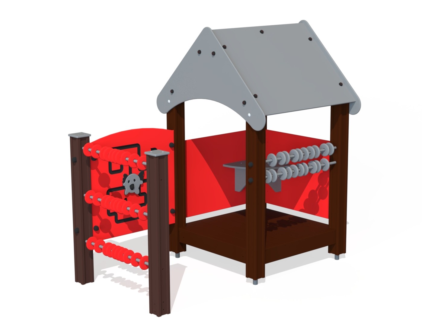 Speelhuisje KIOSK met activiteitenwanden