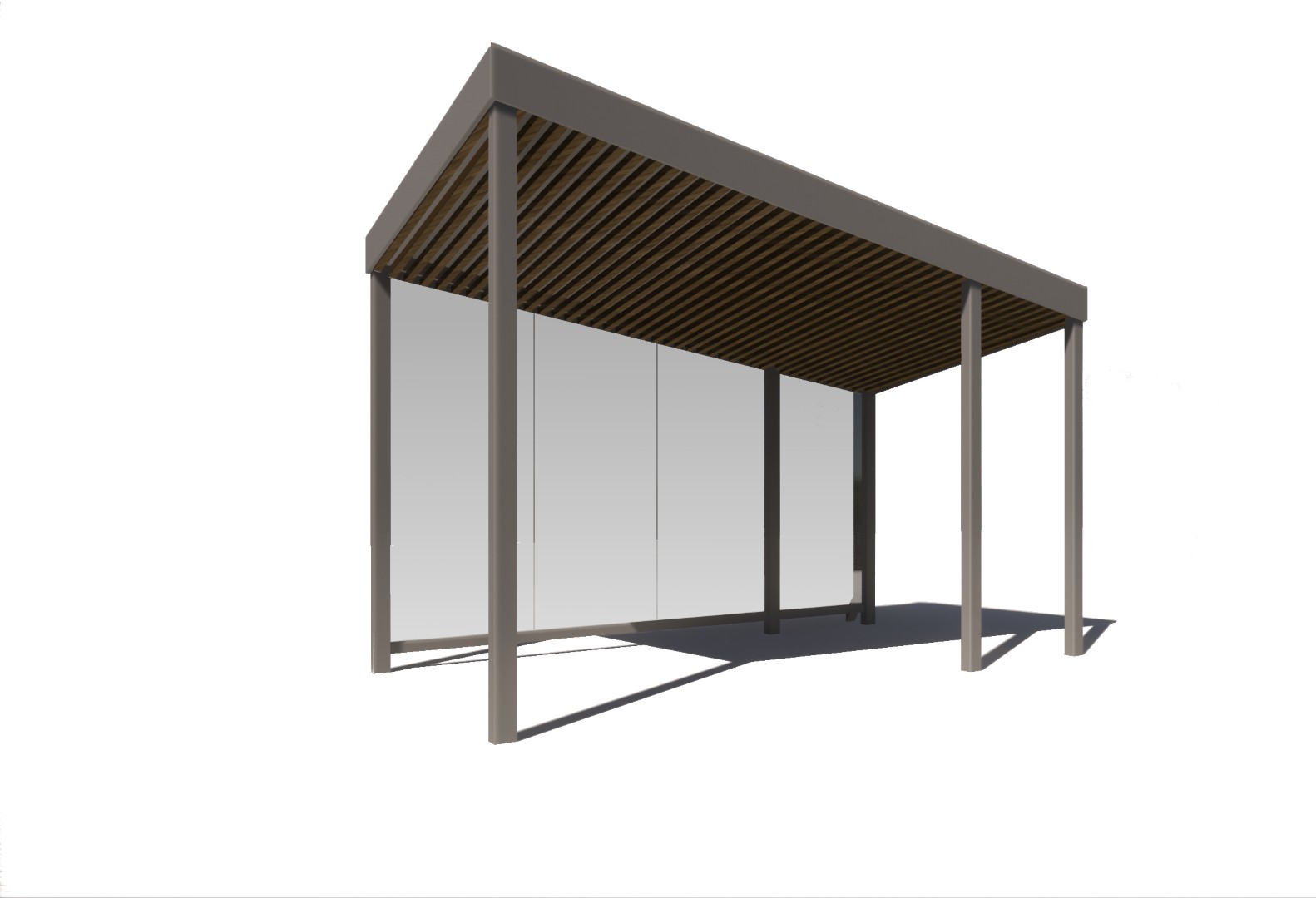 Overkapping BUTTERFLY 2,8×4,2 m