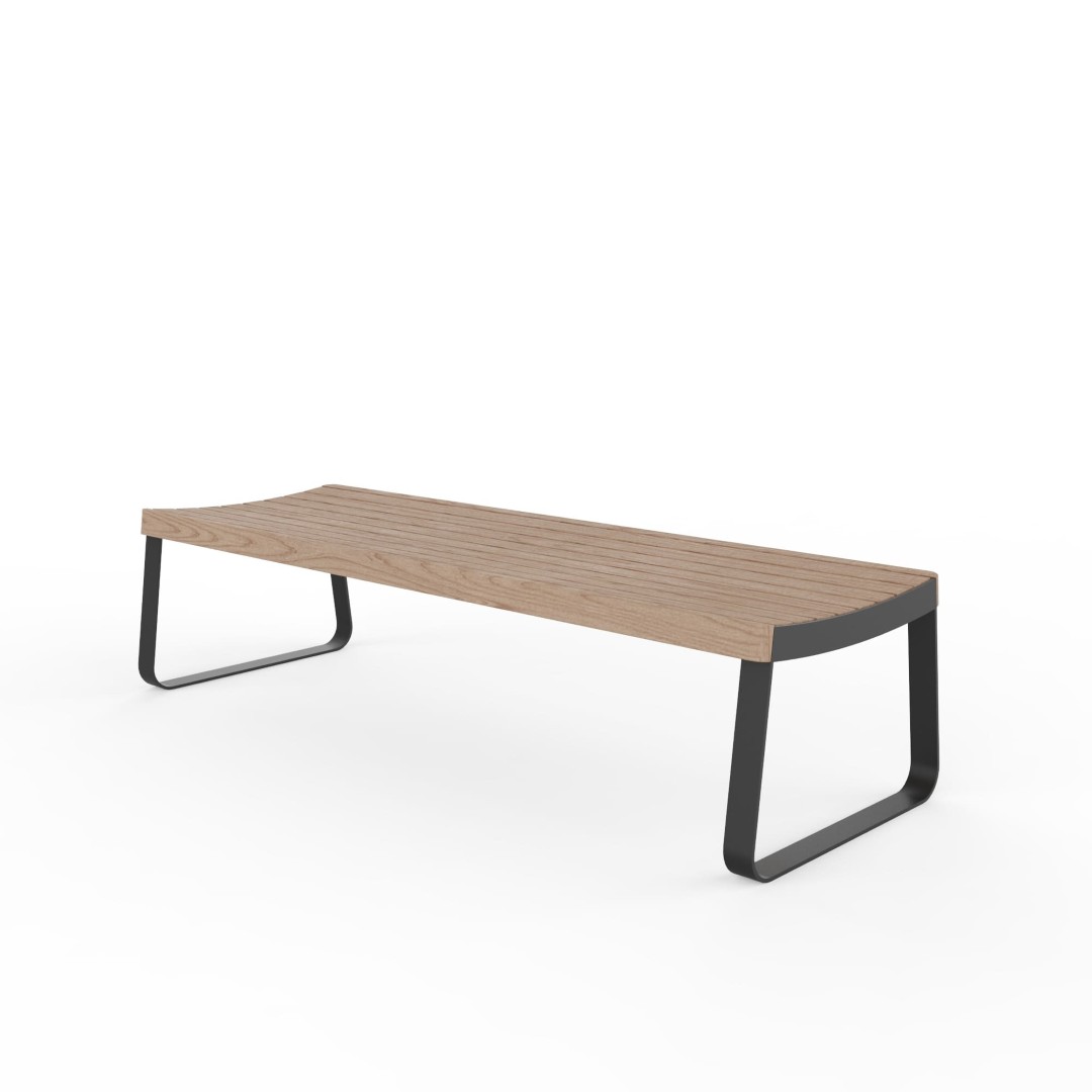 Parkbank PIRITA (1,80 m) zonder rugleuning