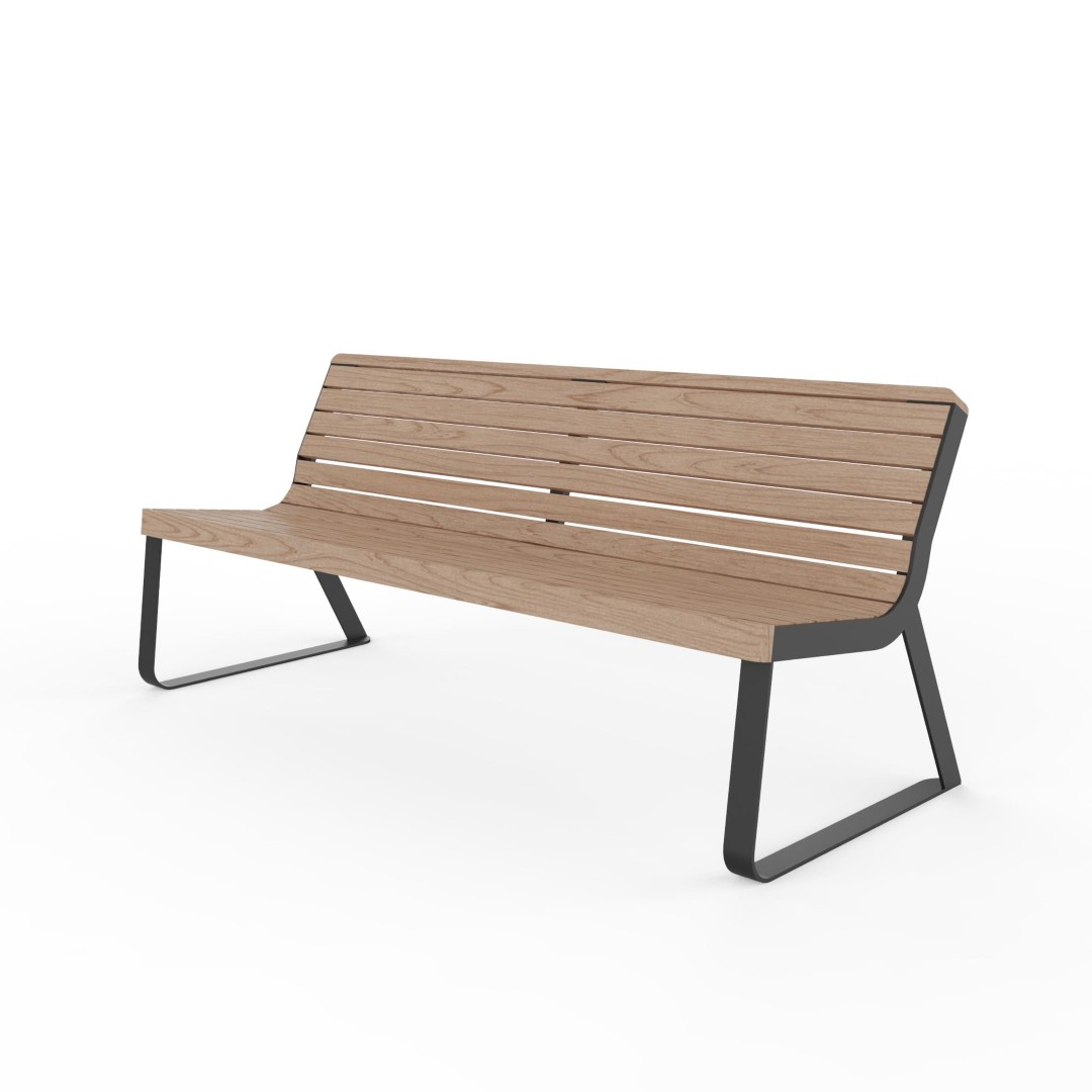 Parkbank PIRITA (1,80 m) met rugleuning