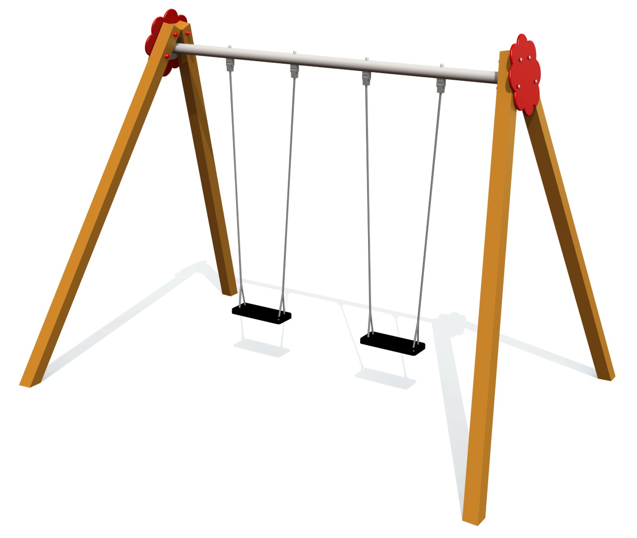 Schommel BELL-FLOWER 2 plaatsen, h 2,3 m (zonder zittingen/beslag)