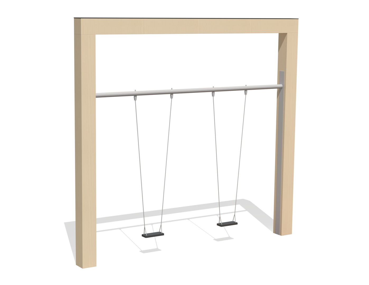Schommel 2 plaatsen hoog (zonder zittingen/beslag)
