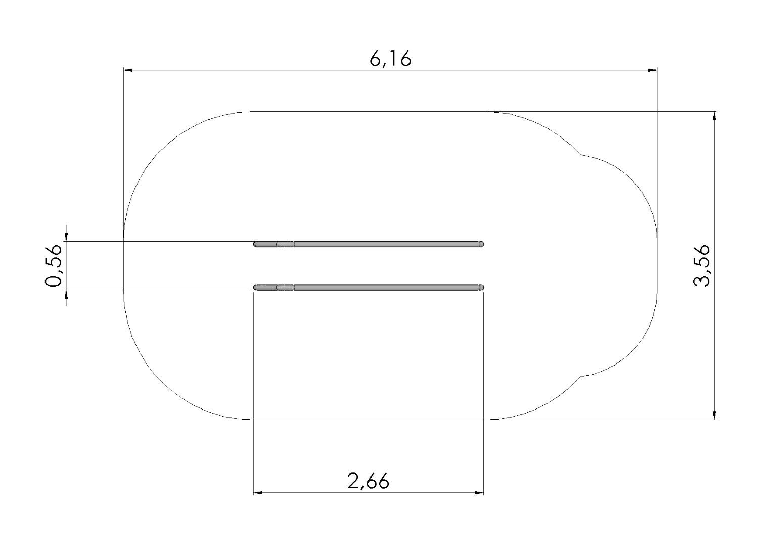 RVS talud-schijpalen (2,30 m)