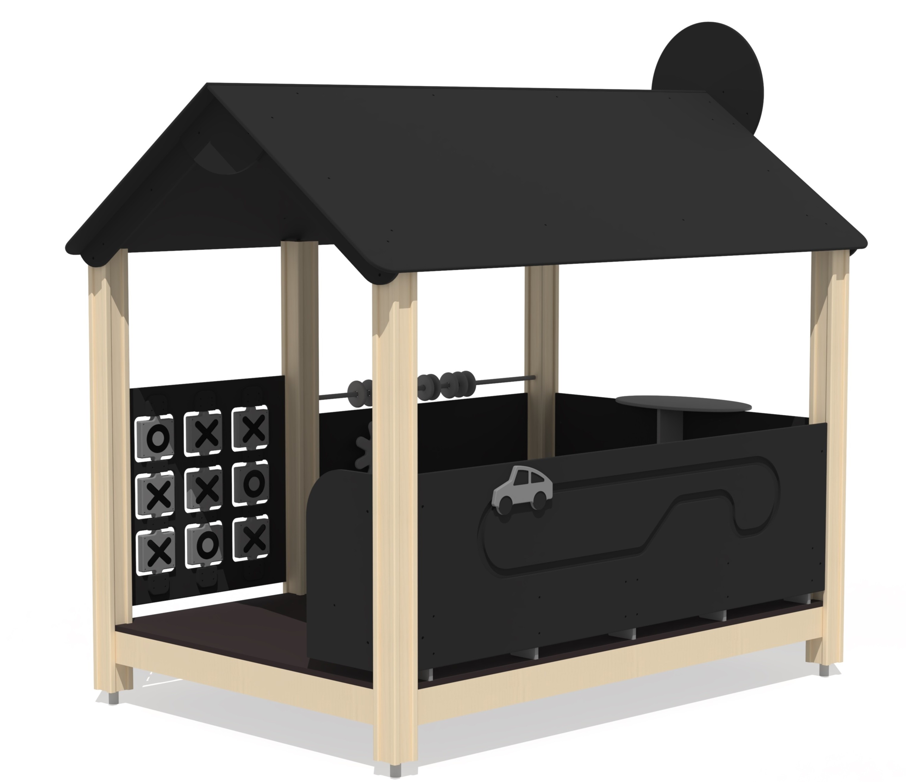 Speelhuisje BUFFET met activiteitenpanelen