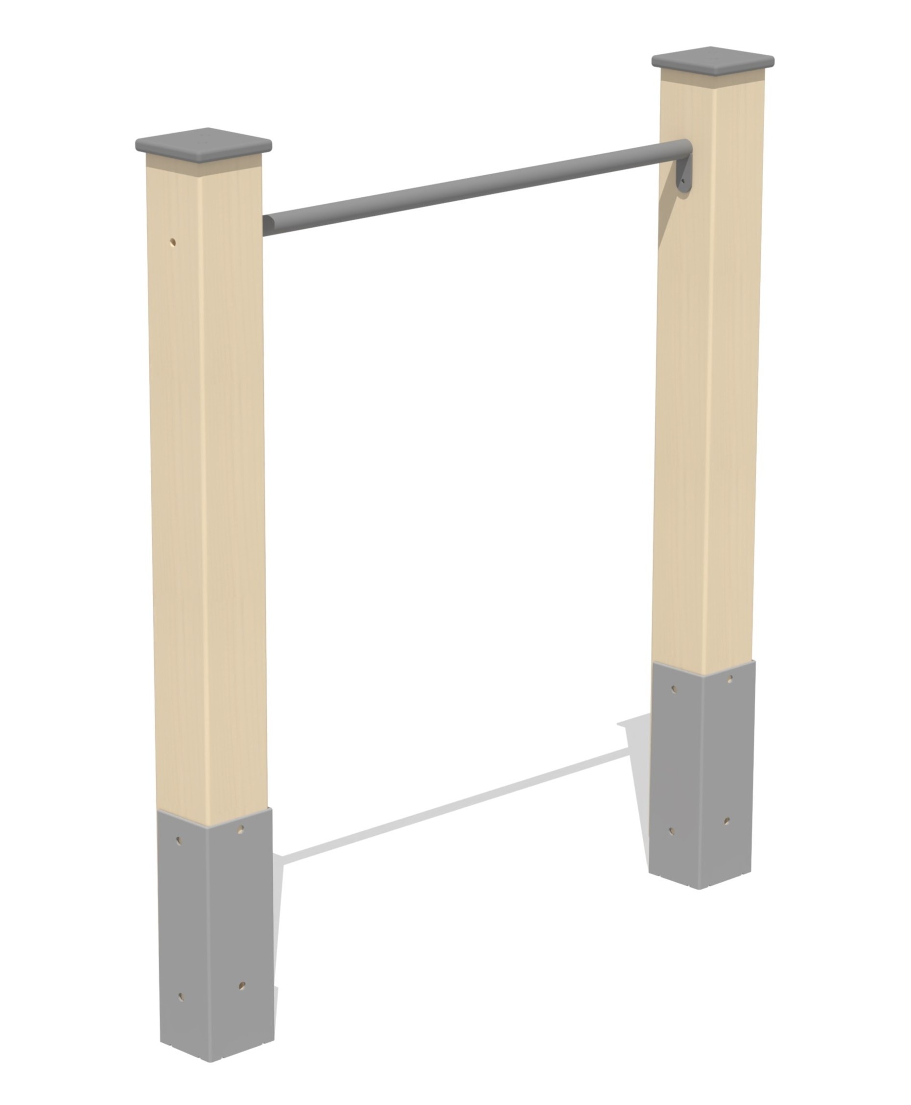 Trapeze op één hoogte