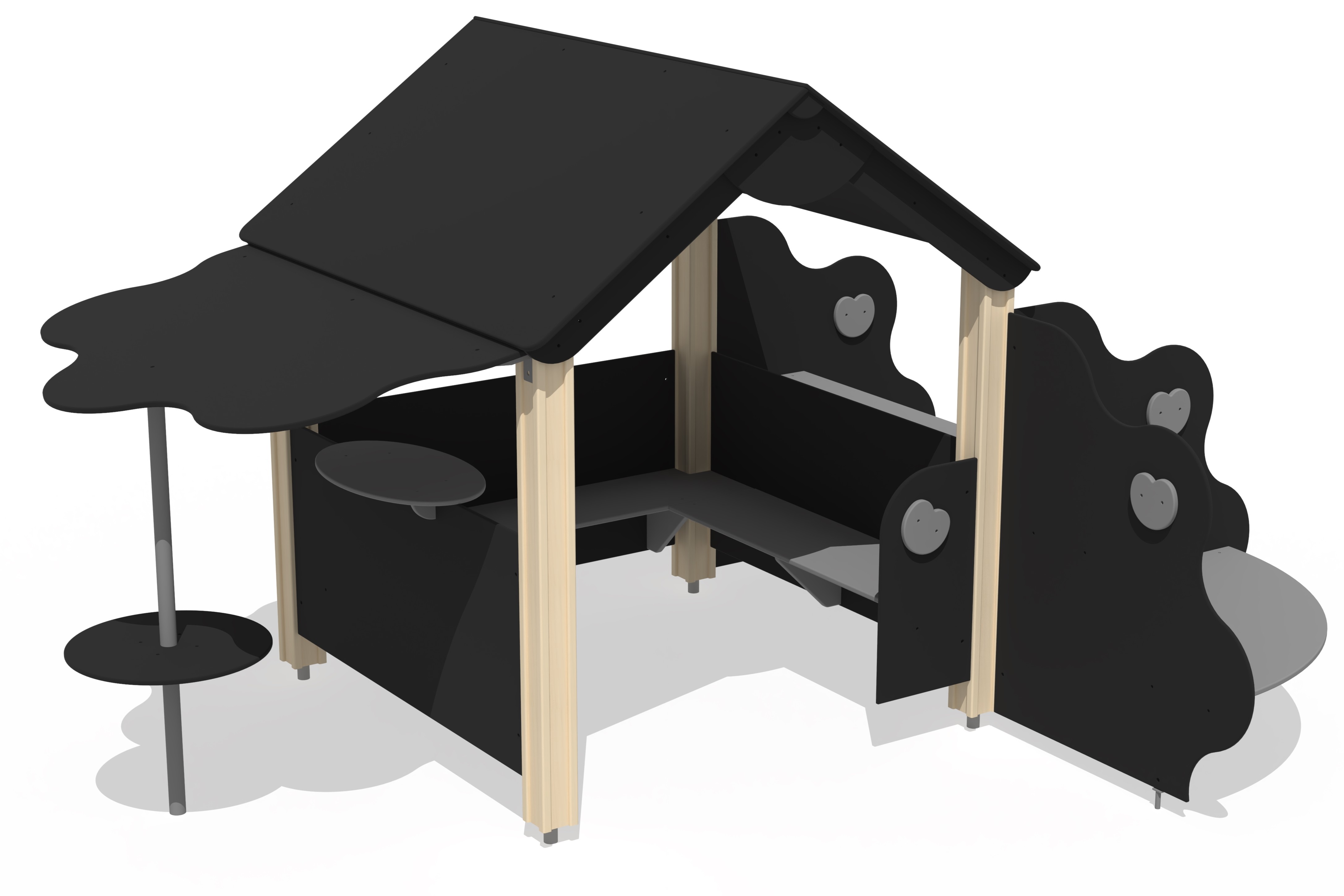 Speelhuisje APPEL met STRUIKEN