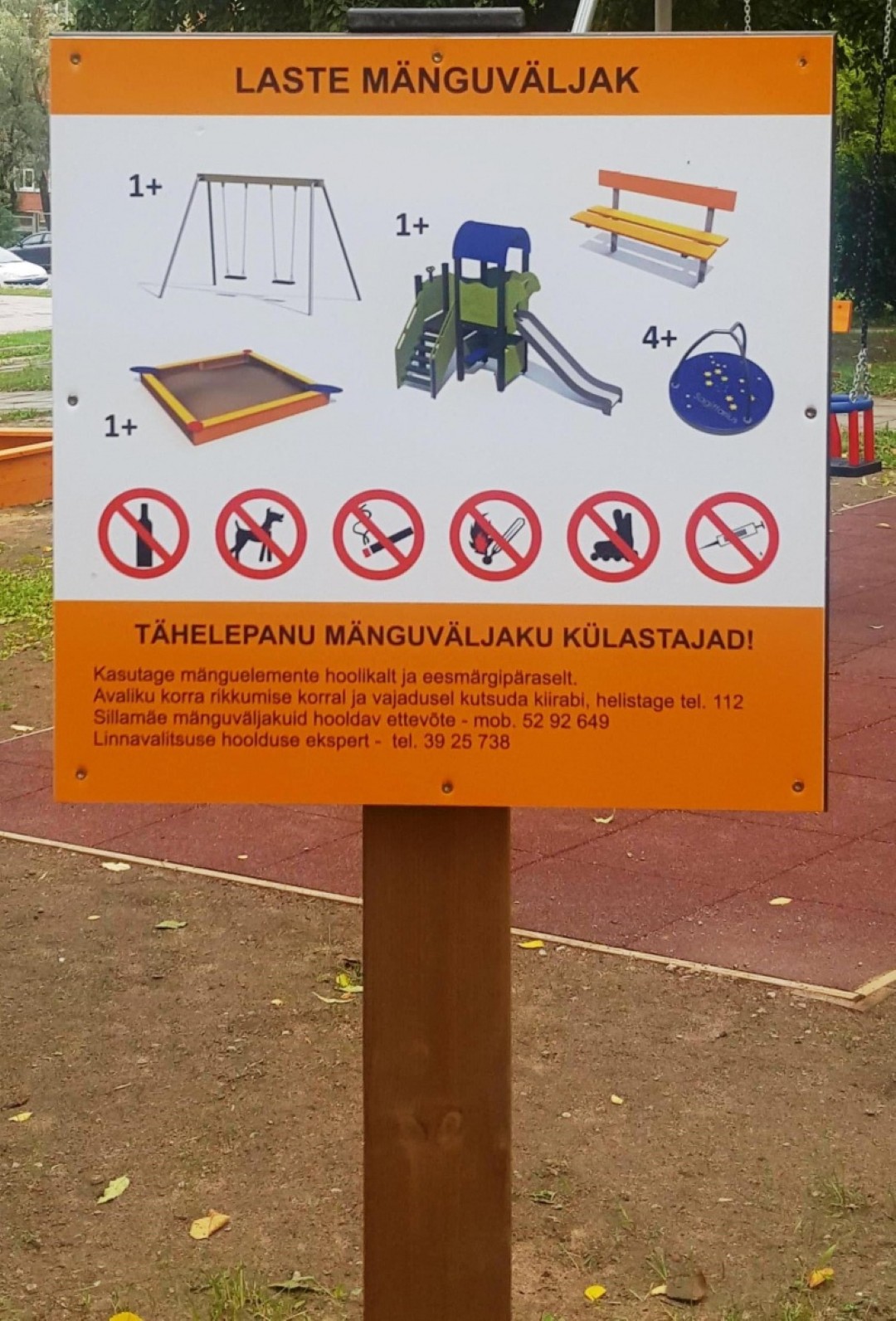 Infobord met aluminium paal 500×500 mm