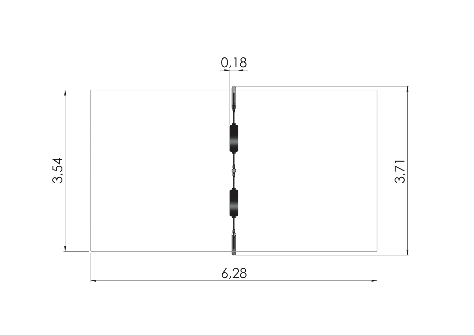Schommel BABY SNAIL 2 zitjes (zonder zittingen)