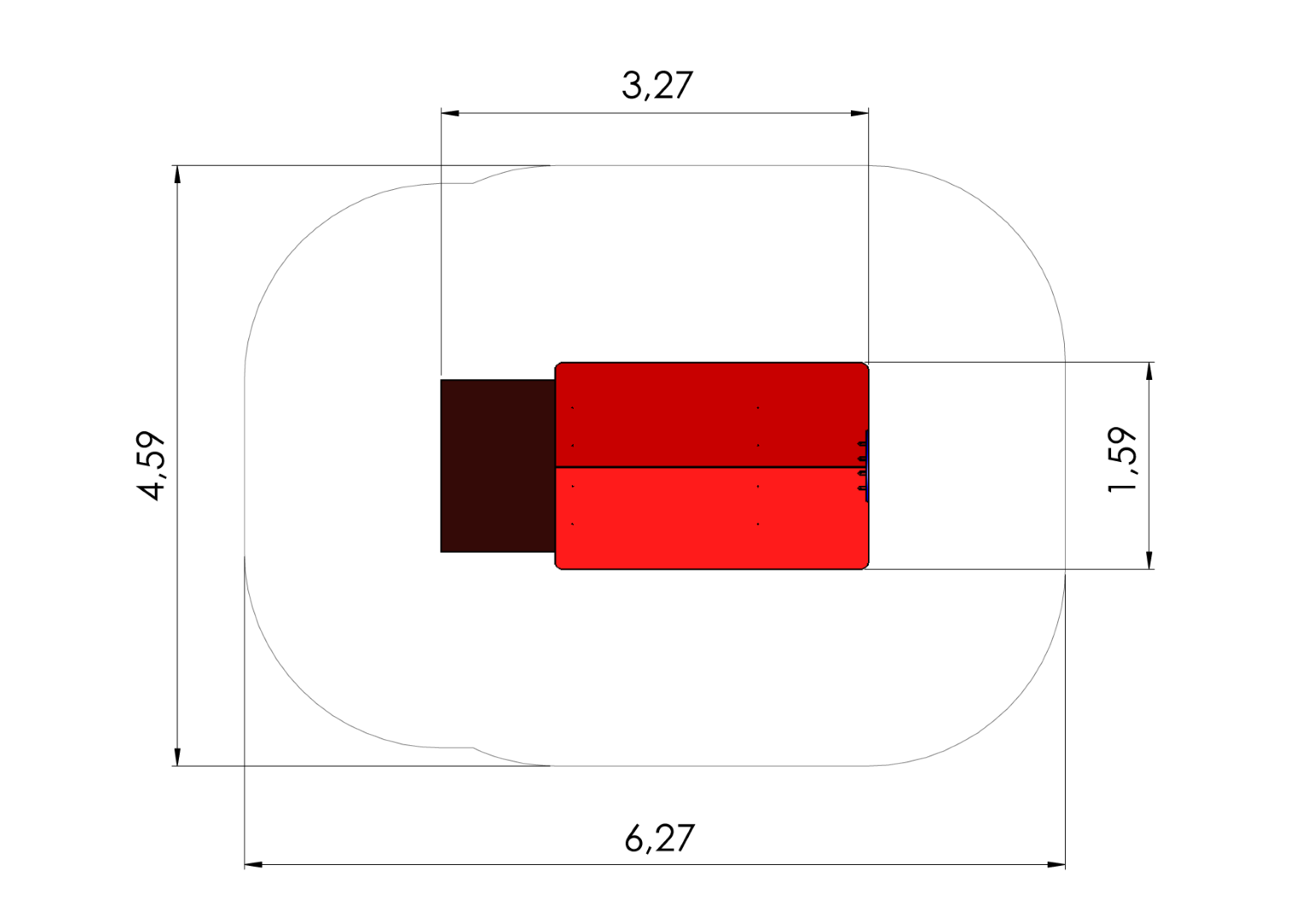Speelhuisje BUFFET 3 met helling
