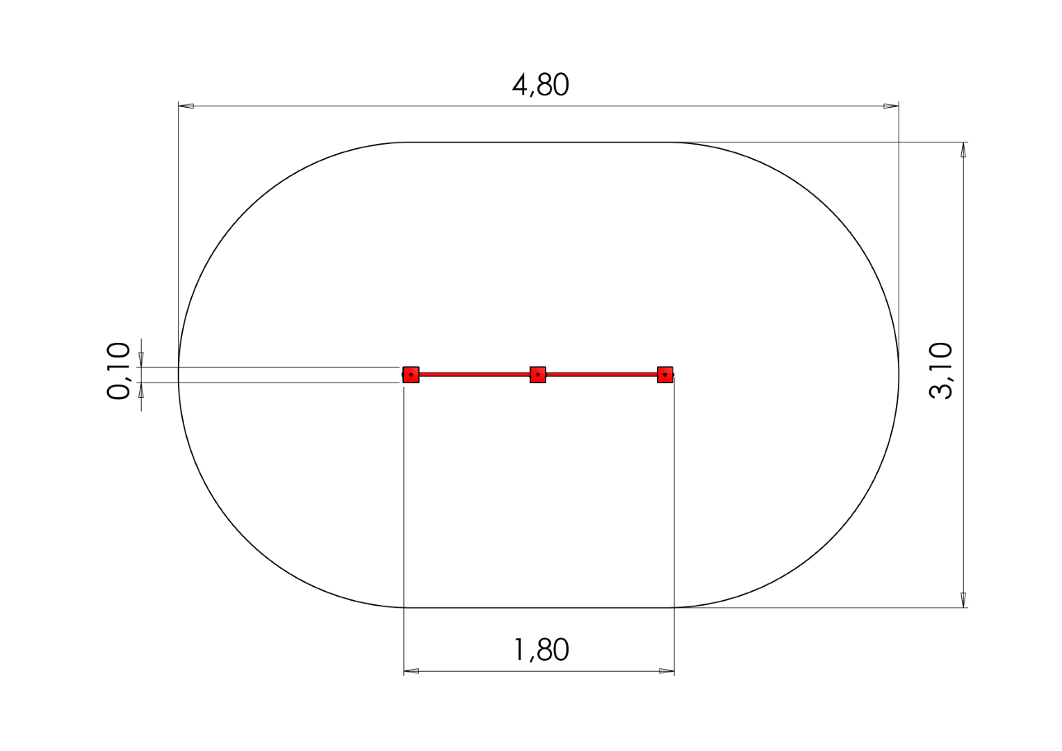Trapezes op twee hoogtes