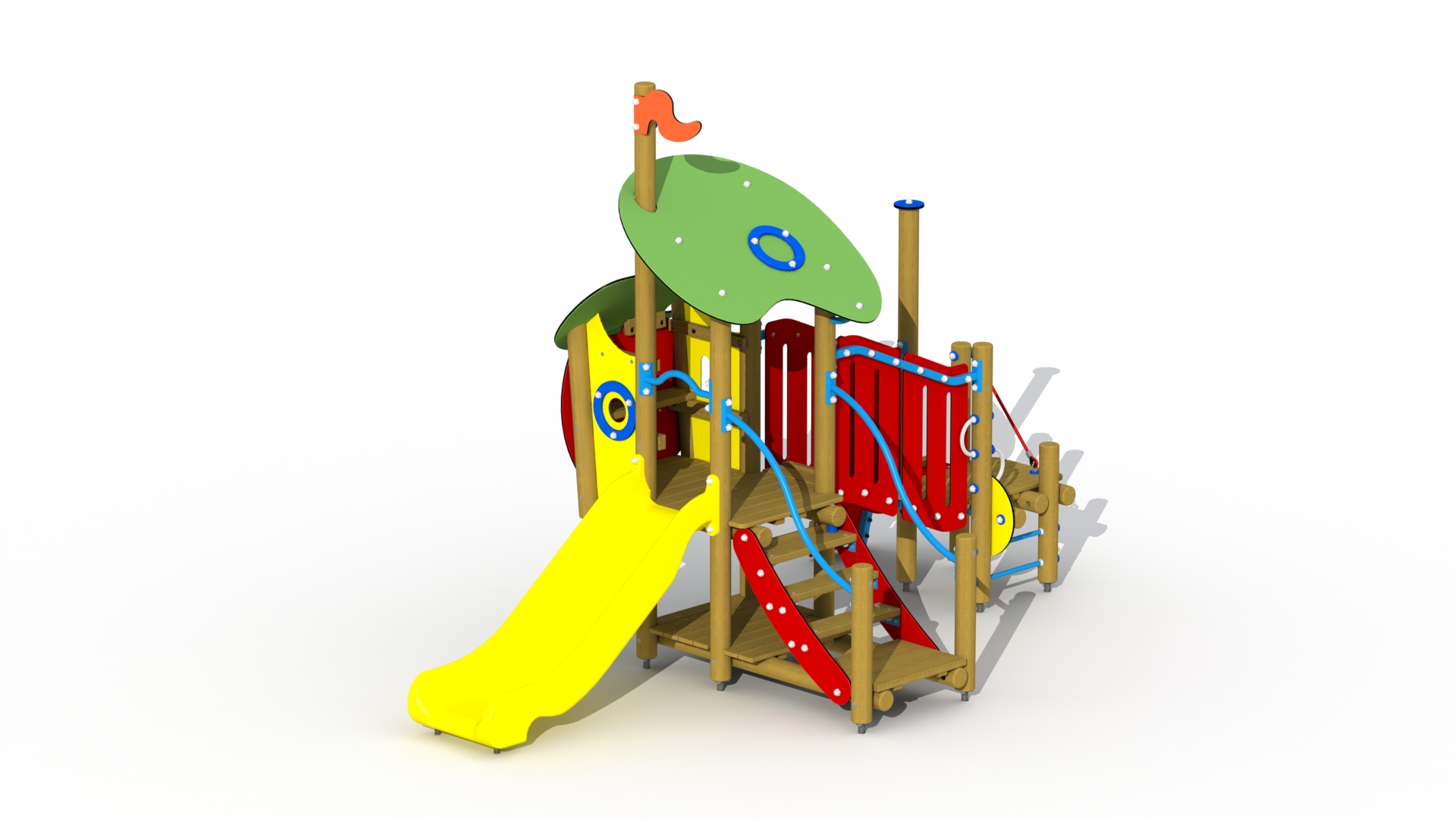 Aladin en de wonderlamp (kunststof glijbaan)