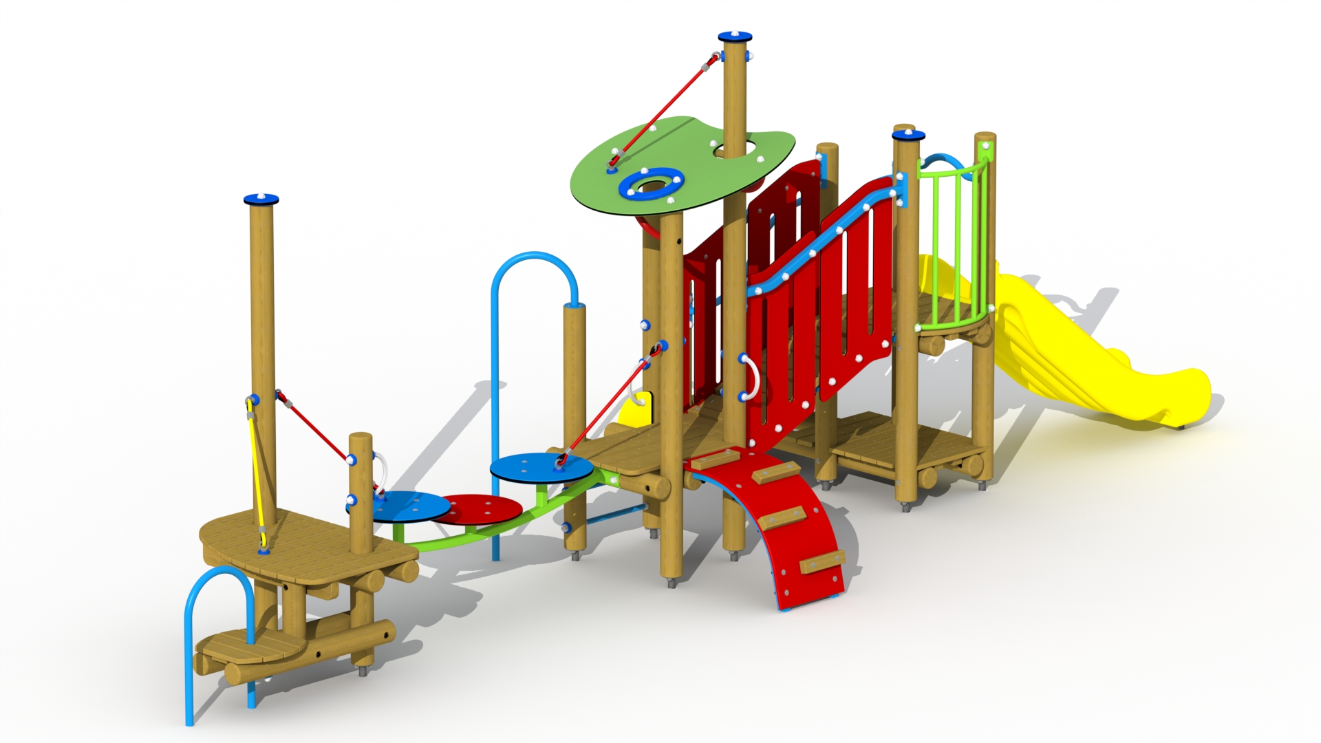 De rattenvanger van Hamelen (kunststof glijbaan)