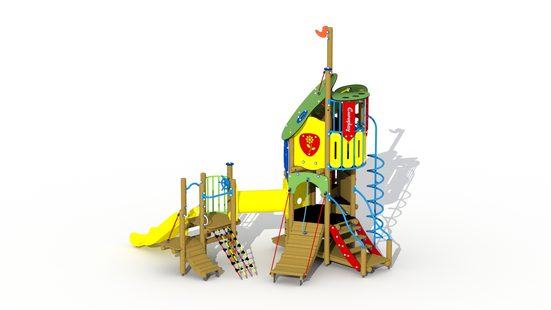 De gelaarsde kat (kunststof glijbaan)