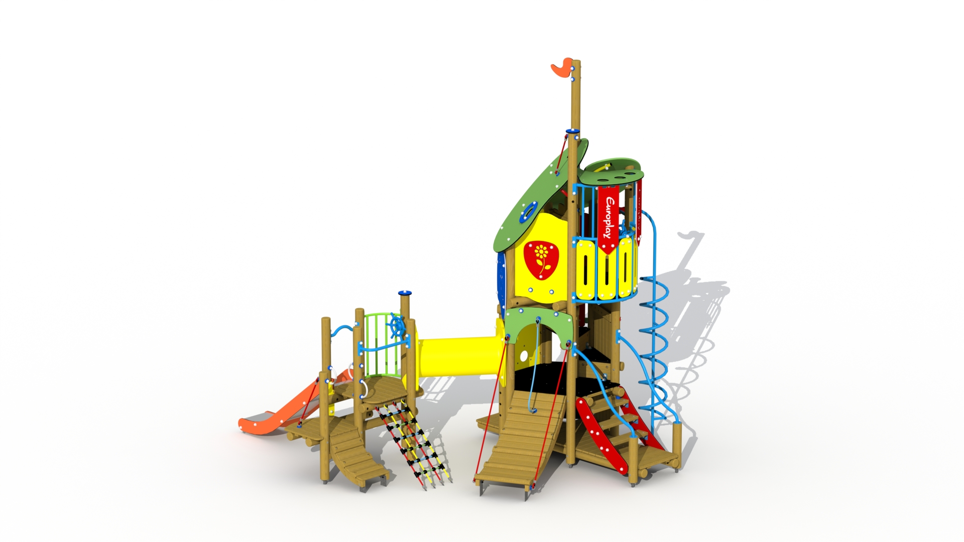 De gelaarsde kat (inox/RVS glijbaan)