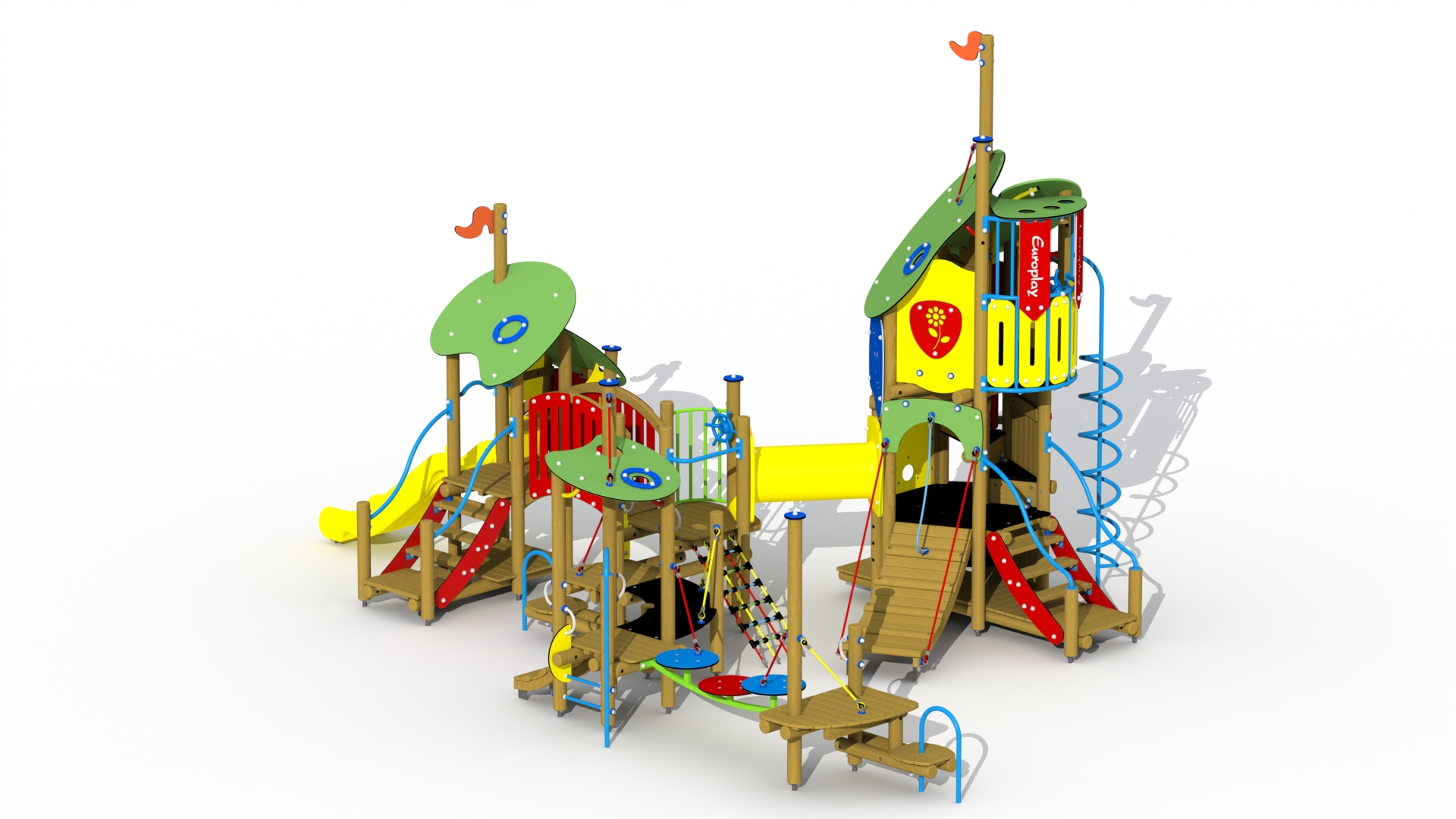 Het lelijke eendje (kunststof glijbaan)