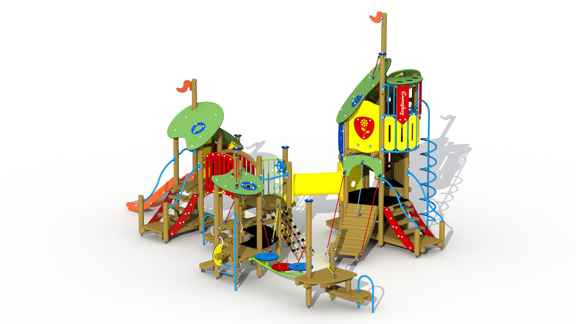 Het lelijke eendje (inox/RVS glijbaan)