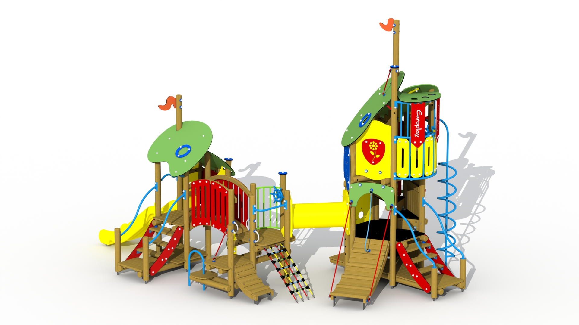 De klokkenluider van de Notre-Dame (kunststof glijbaan)