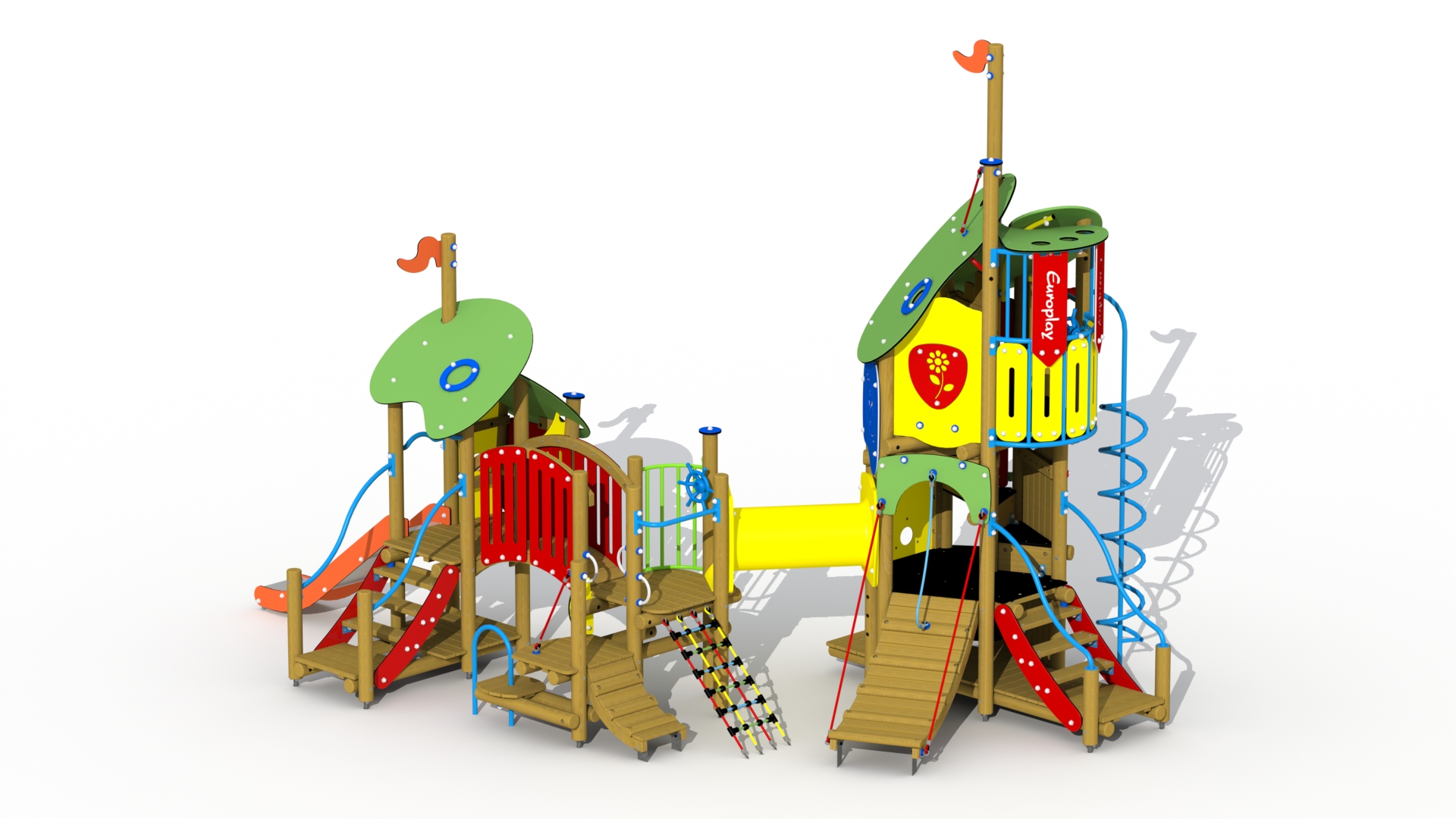 De klokkenluider van de Notre-Dame (inox/RVS glijbaan)