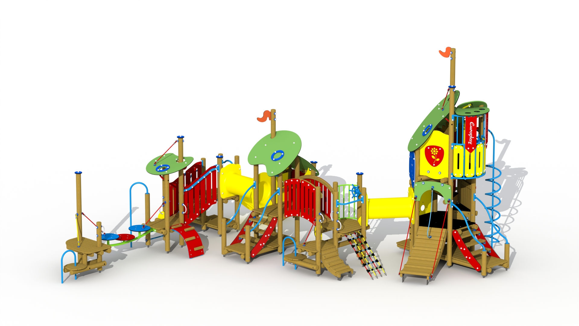 De sneeuwkoningin (kunststof glijbaan)