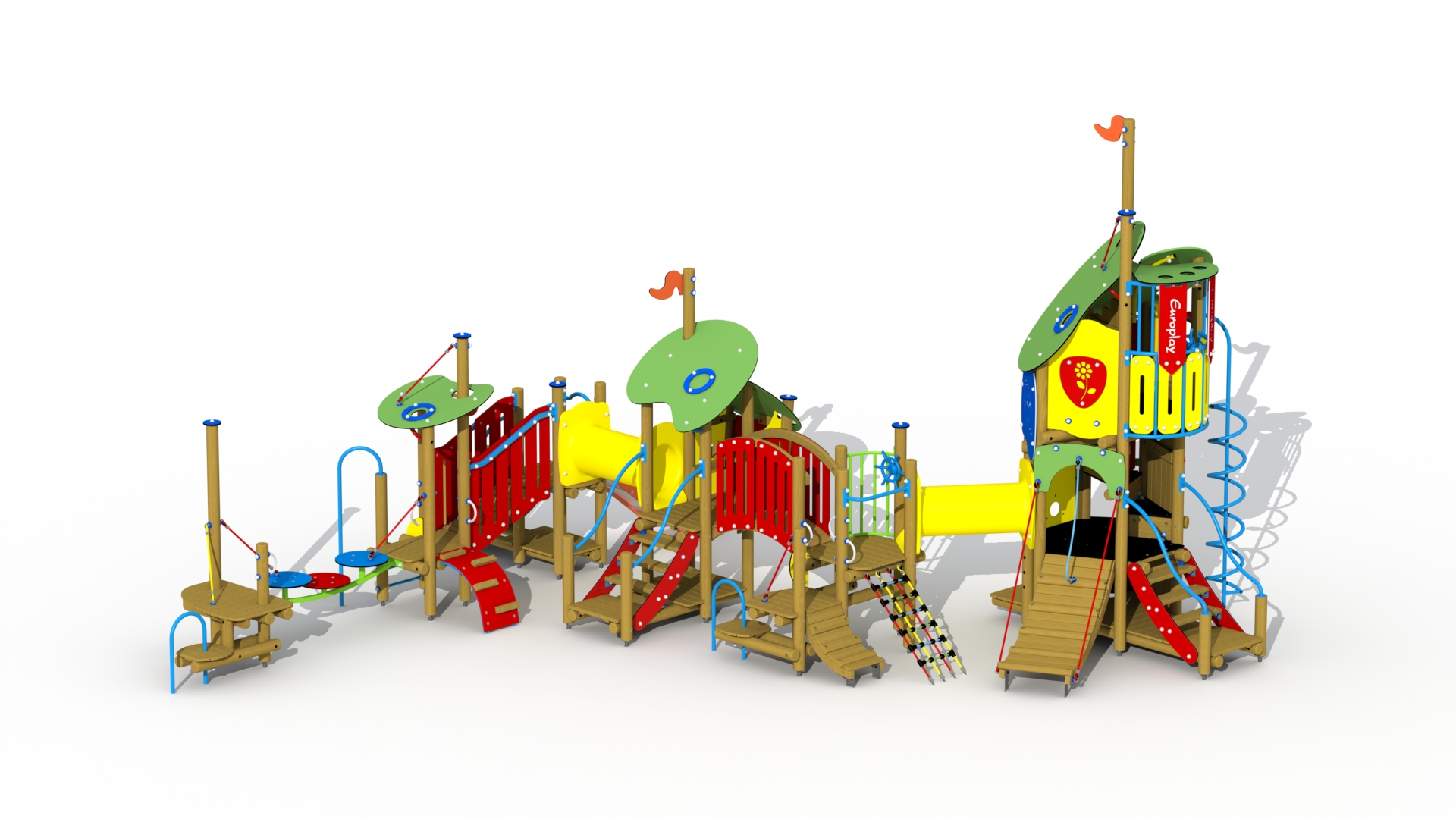 De sneeuwkoningin (inox/RVS glijbaan)