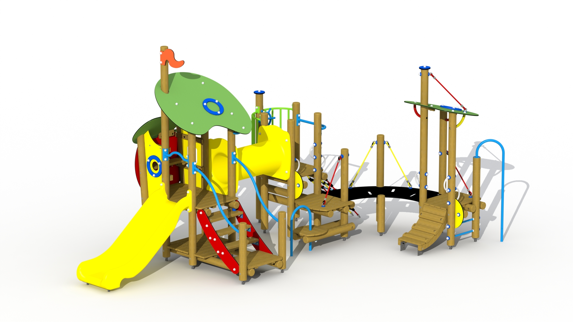 Merlijn de tovenaar (kunststof glijbaan)