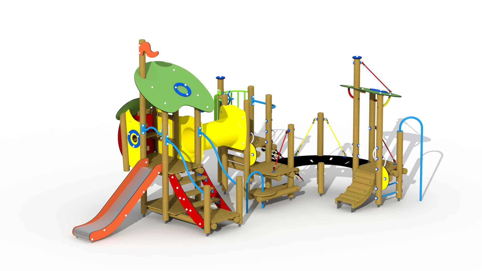 Merlijn de tovenaar (inox/RVS glijbaan)