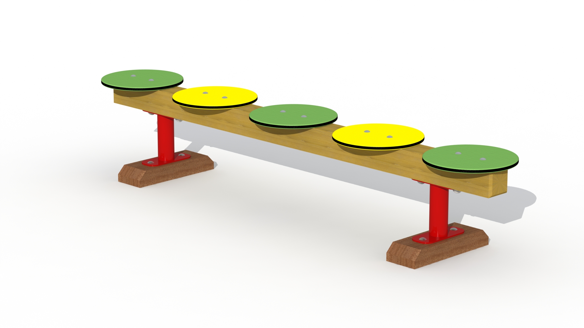 Rechte sprookjesbank  - 5 zittingen