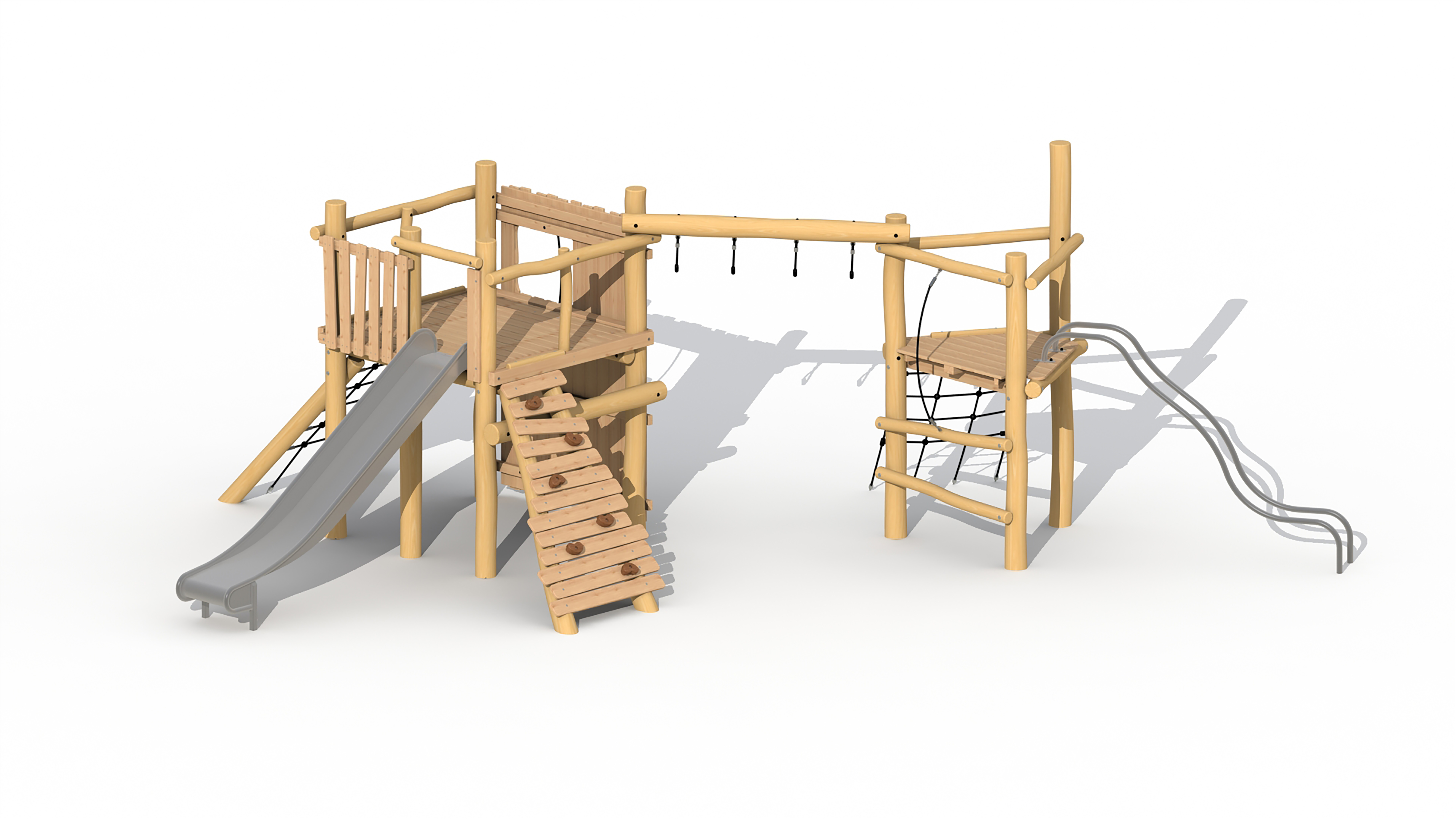 Combi-tovertoren (zonder dak, met hanglussen)