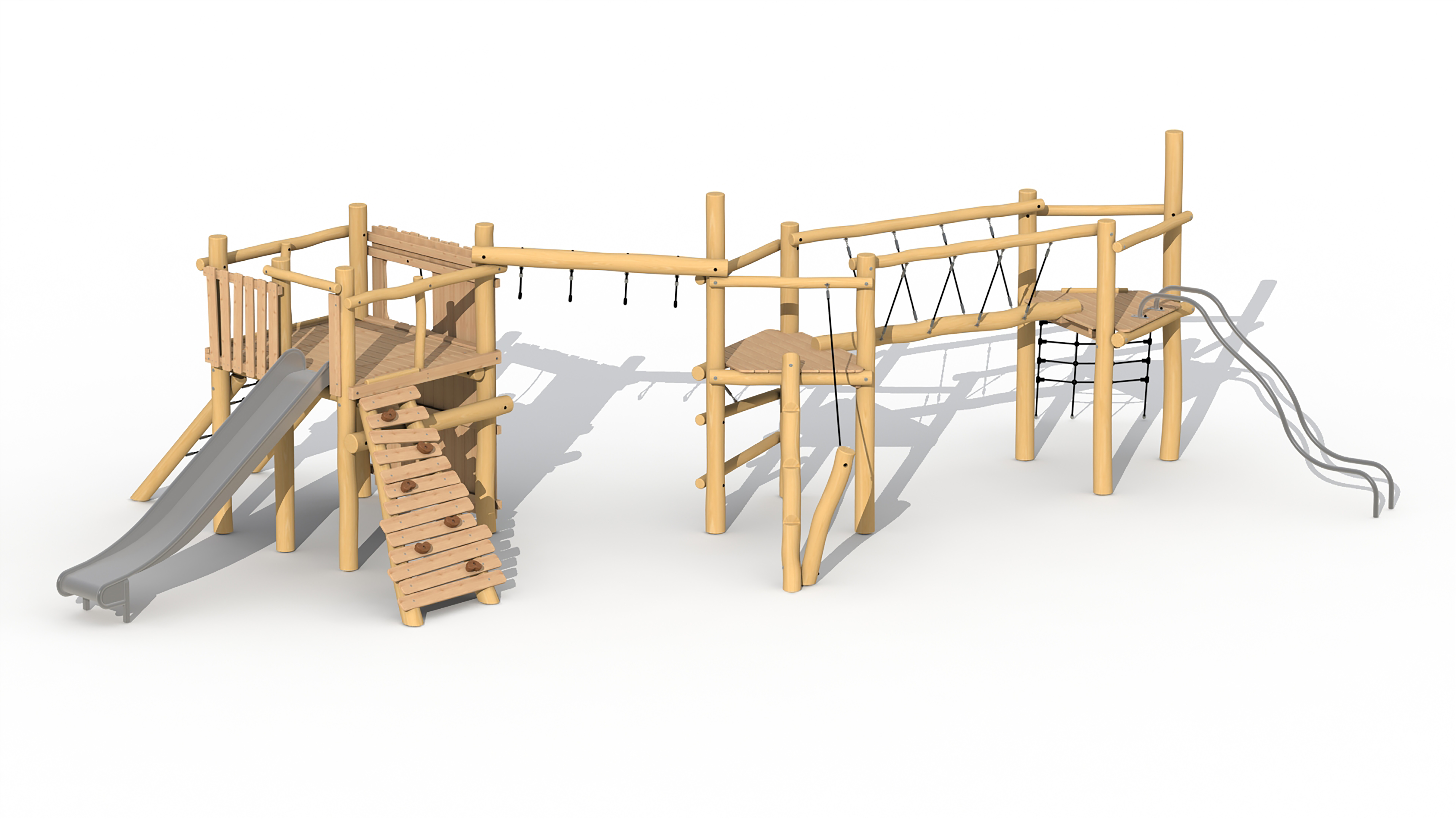 Maxi-tovertoren (zonder dak, met hanglussen)